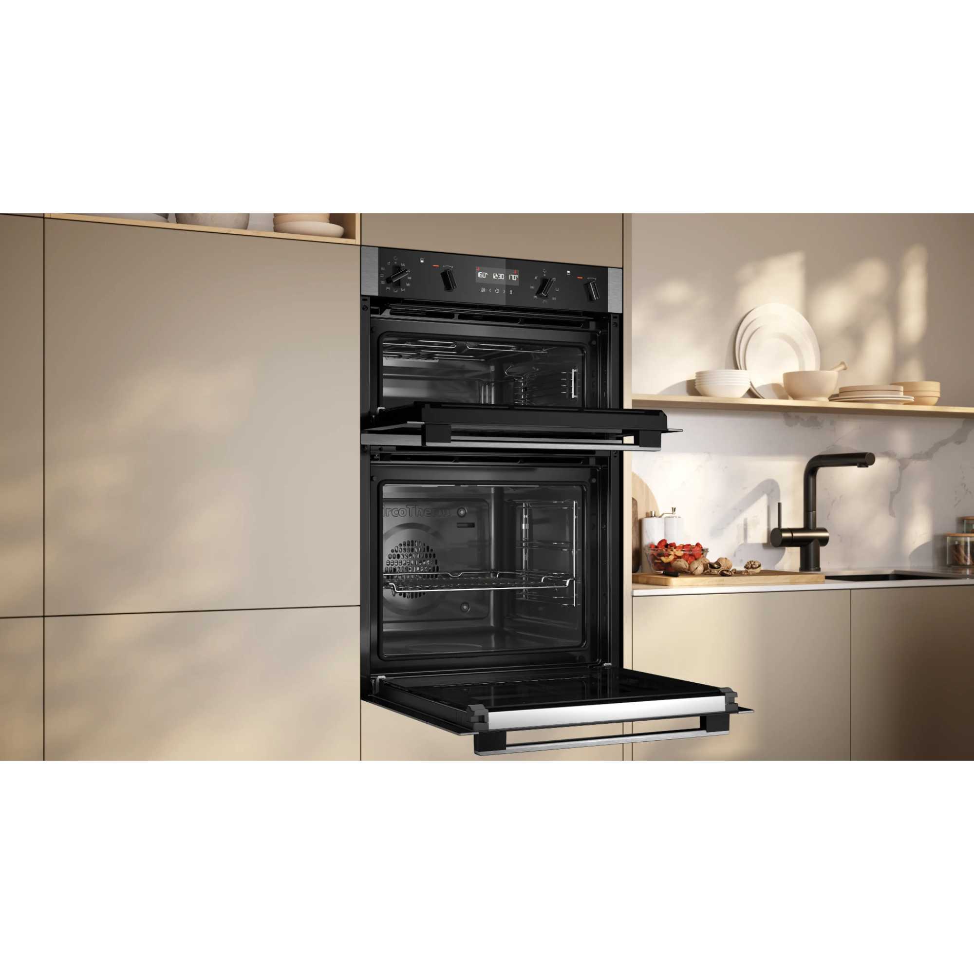 N 50 U2ACH7AN7B Built-In Smart Double Oven - Stainless Steel