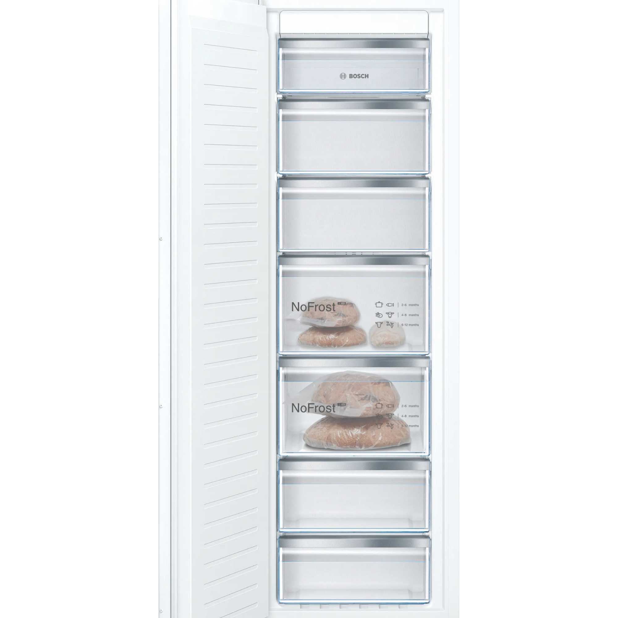 GIN81VEE0G Series 4 212L Built-In Freezer - White