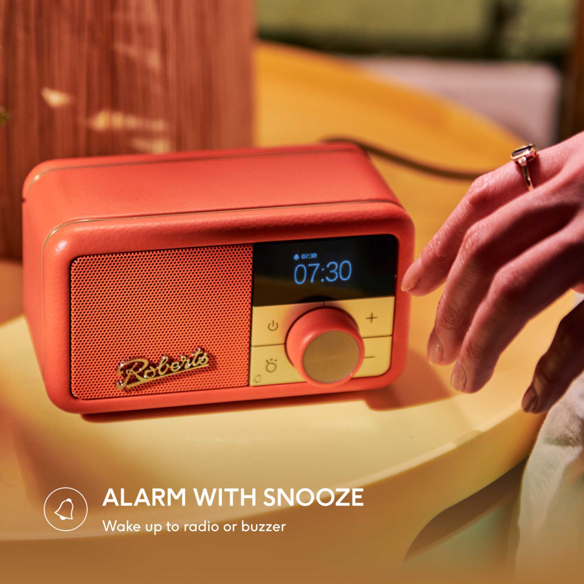 Revival Petite 2 DAB/DAB+/FM Bluetooth Portable Radio - Pop Orange