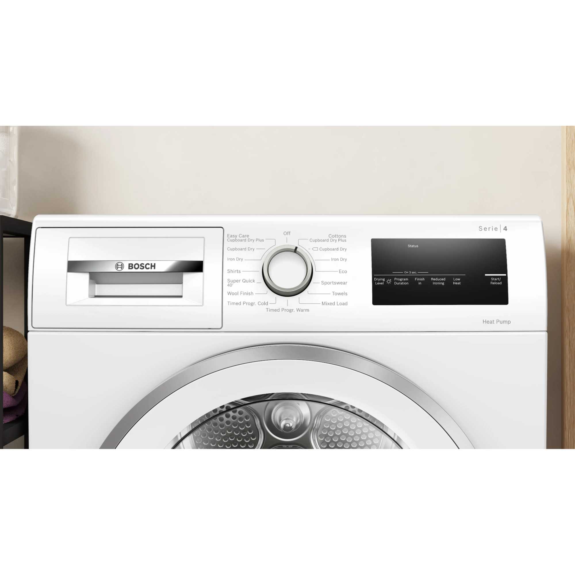 WTH85224GB Series 4 8kg Heat Pump Tumble Dryer - White