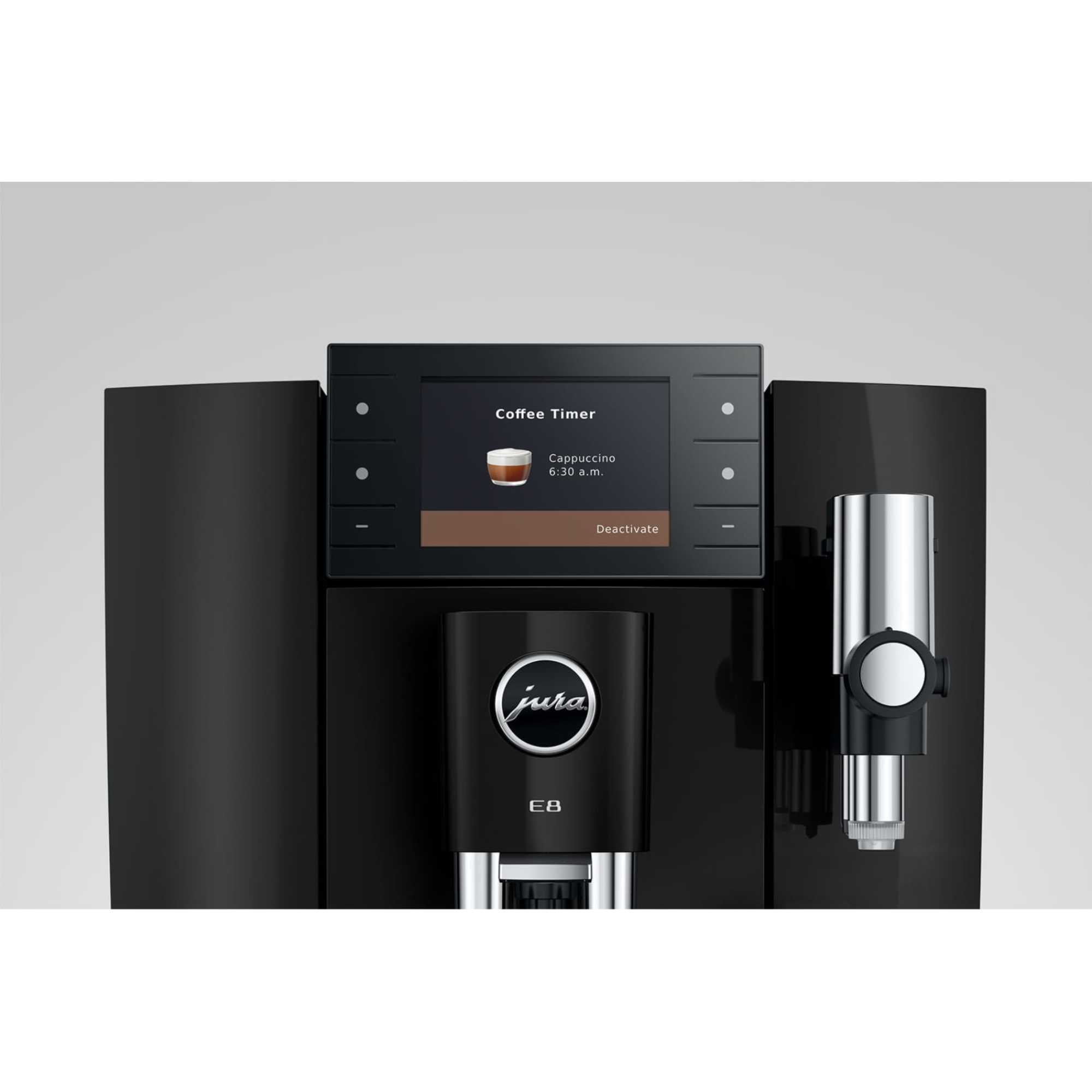E8 Smart Bean to Cup Coffee Machine - Piano Black