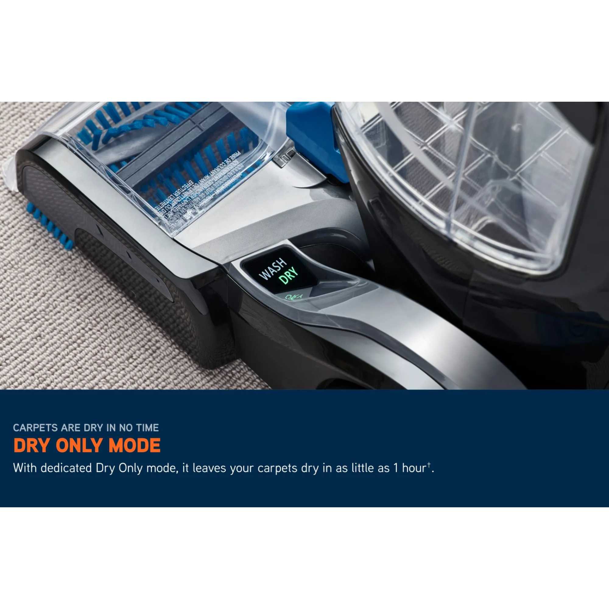 CDCW-SWXS Platinum SmartWash Carpet Cleaner - Black/Blue