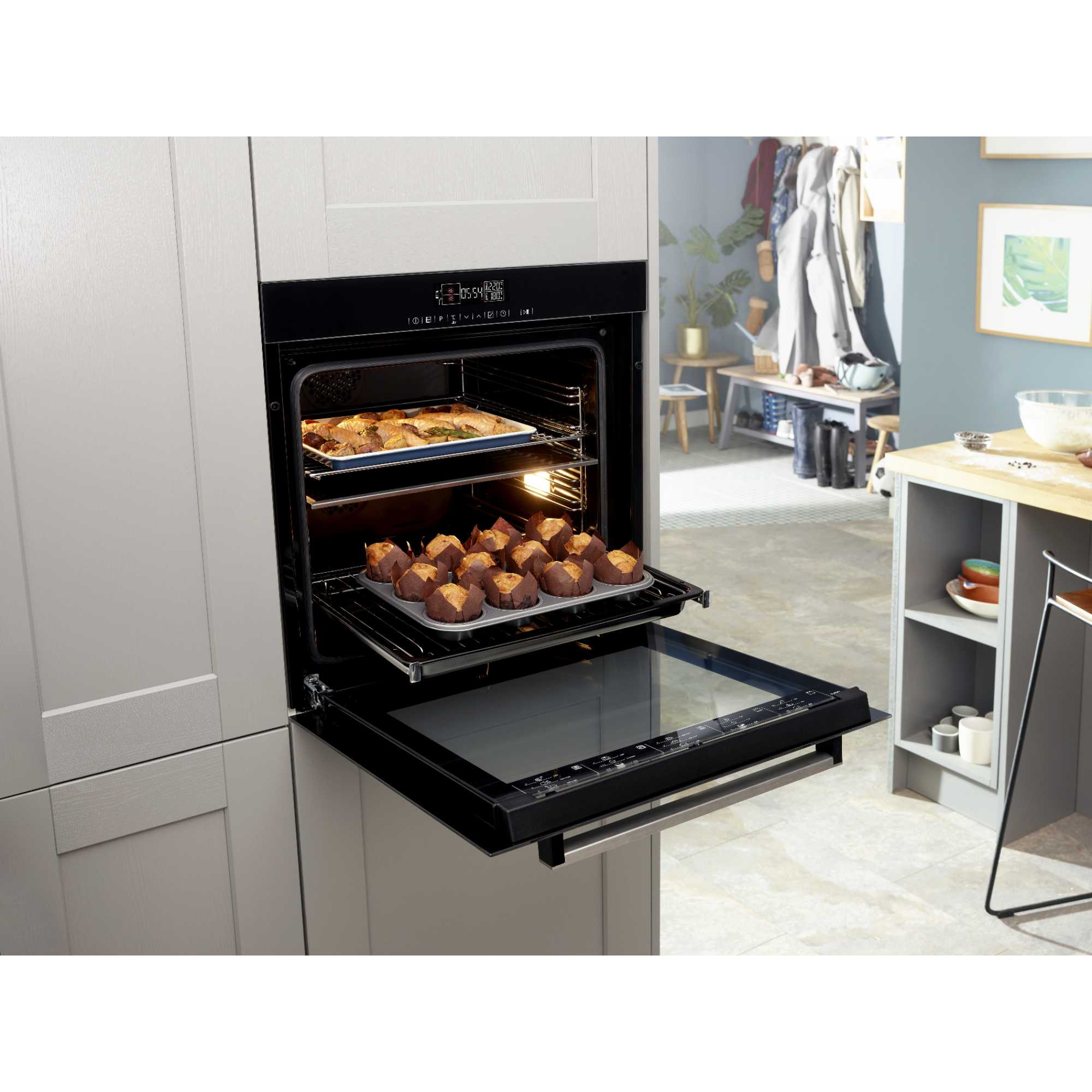 Split & Cook 80L Multi-function Built-in Oven
