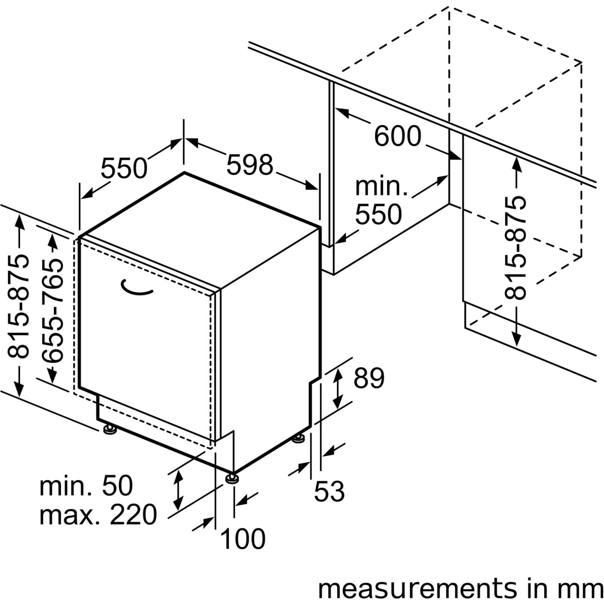 SMH4HTX11G 13 Place Setting Built-in Dishwasher