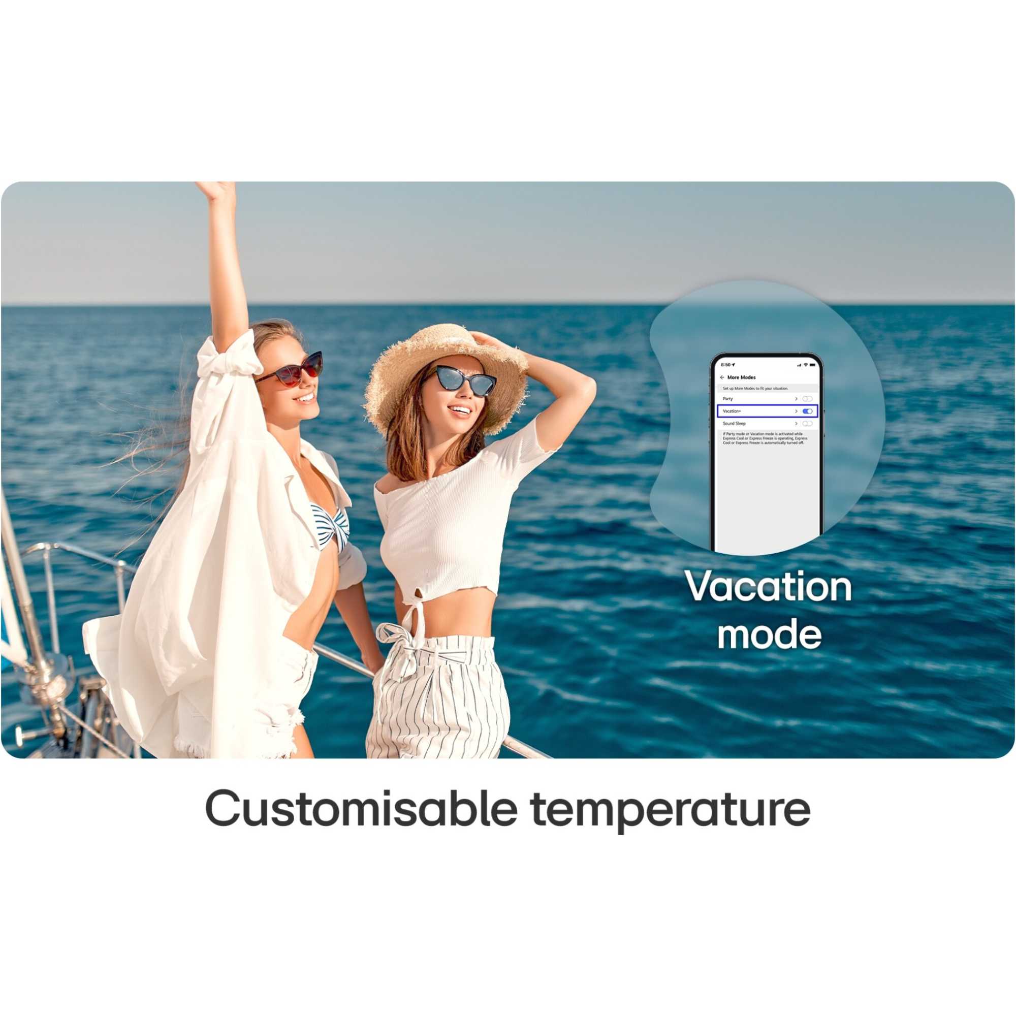 GBG7190CEV 349l Total No Frost InstaView Fridge Freezer - Essence Black Steel