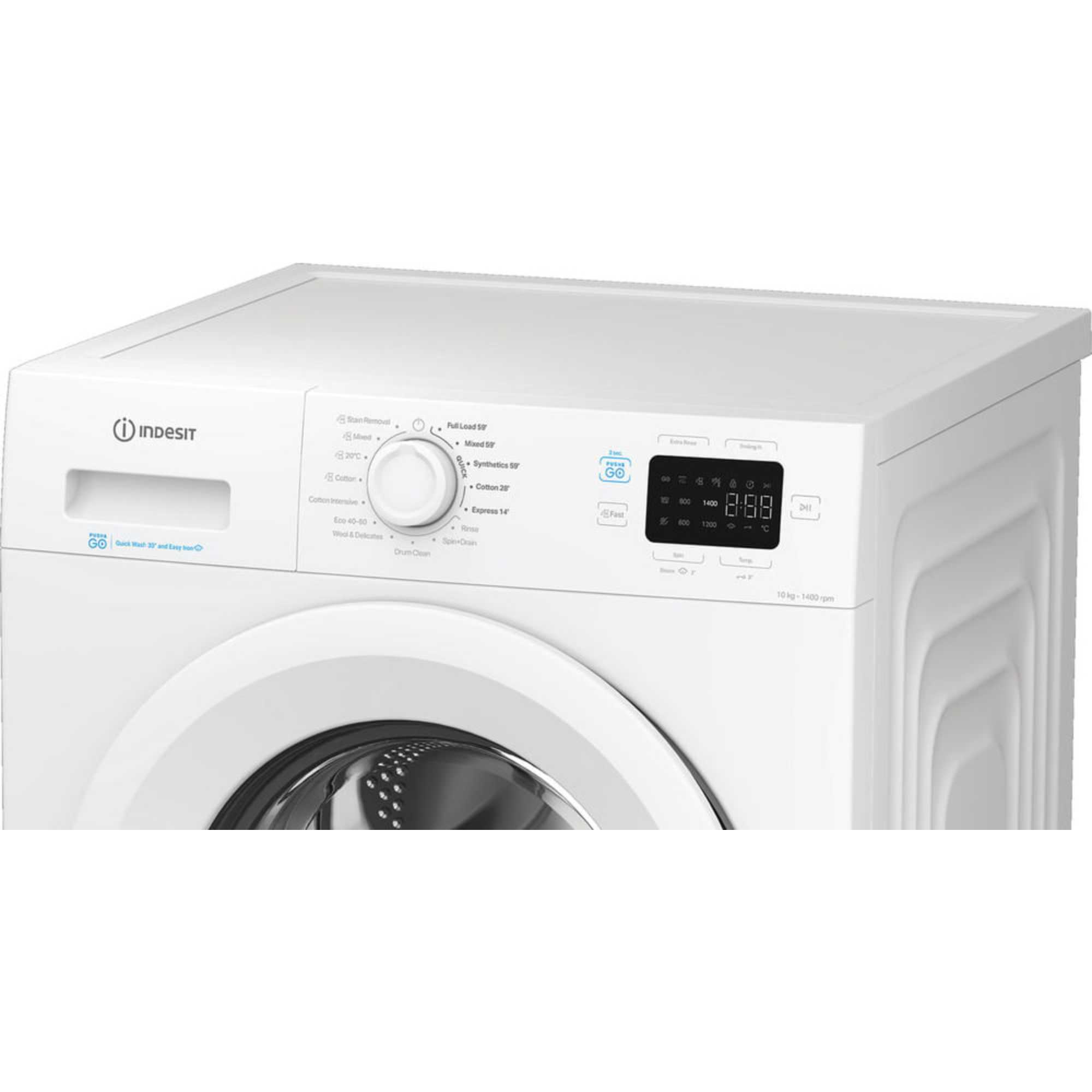 Push&Go 10kg 1400rpm Washing Machine - IP 1046 PUSH&GO UK