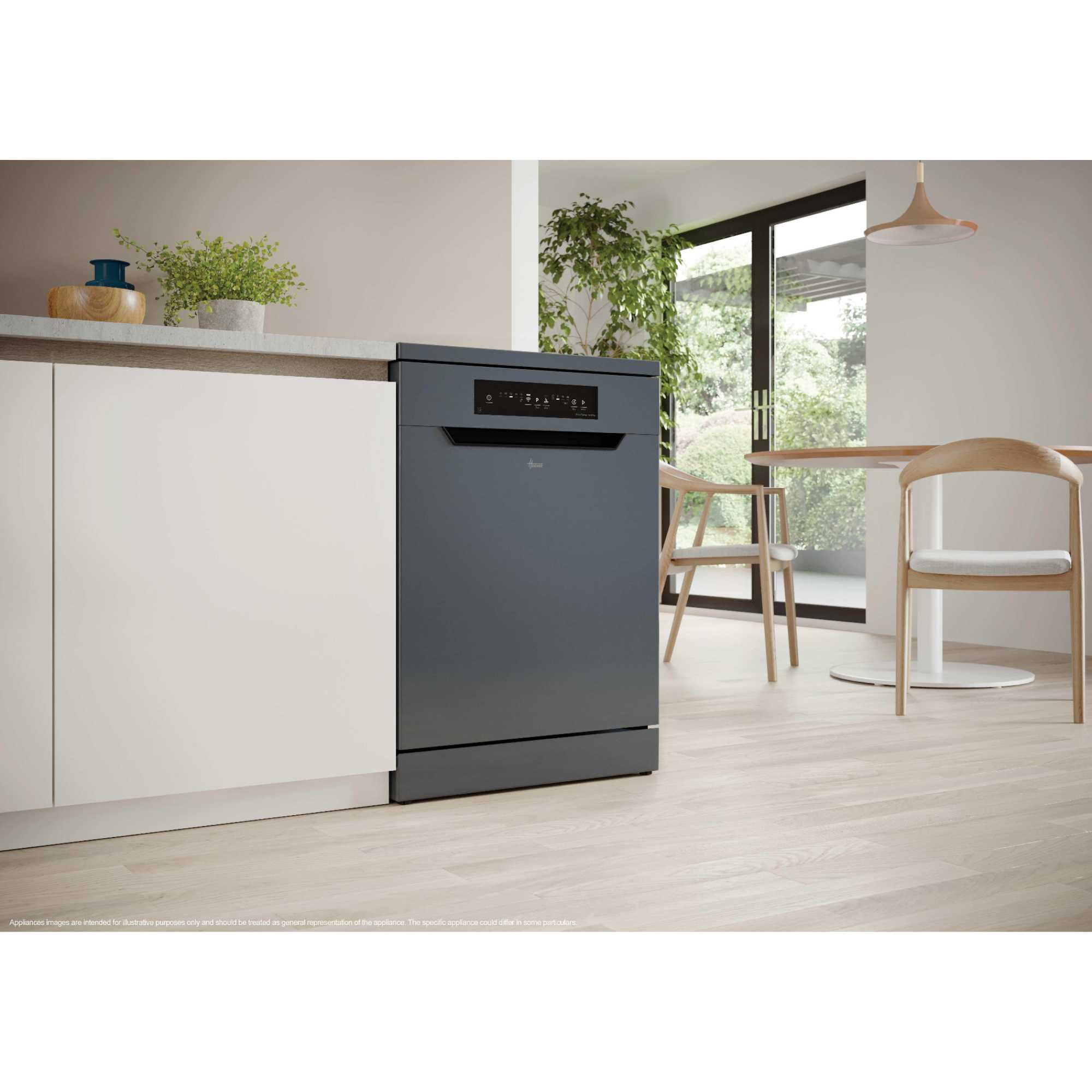 HFP 4C7E0A-80 H-DISH 300 Lite 14 Place Settings Dishwasher - Anthracite