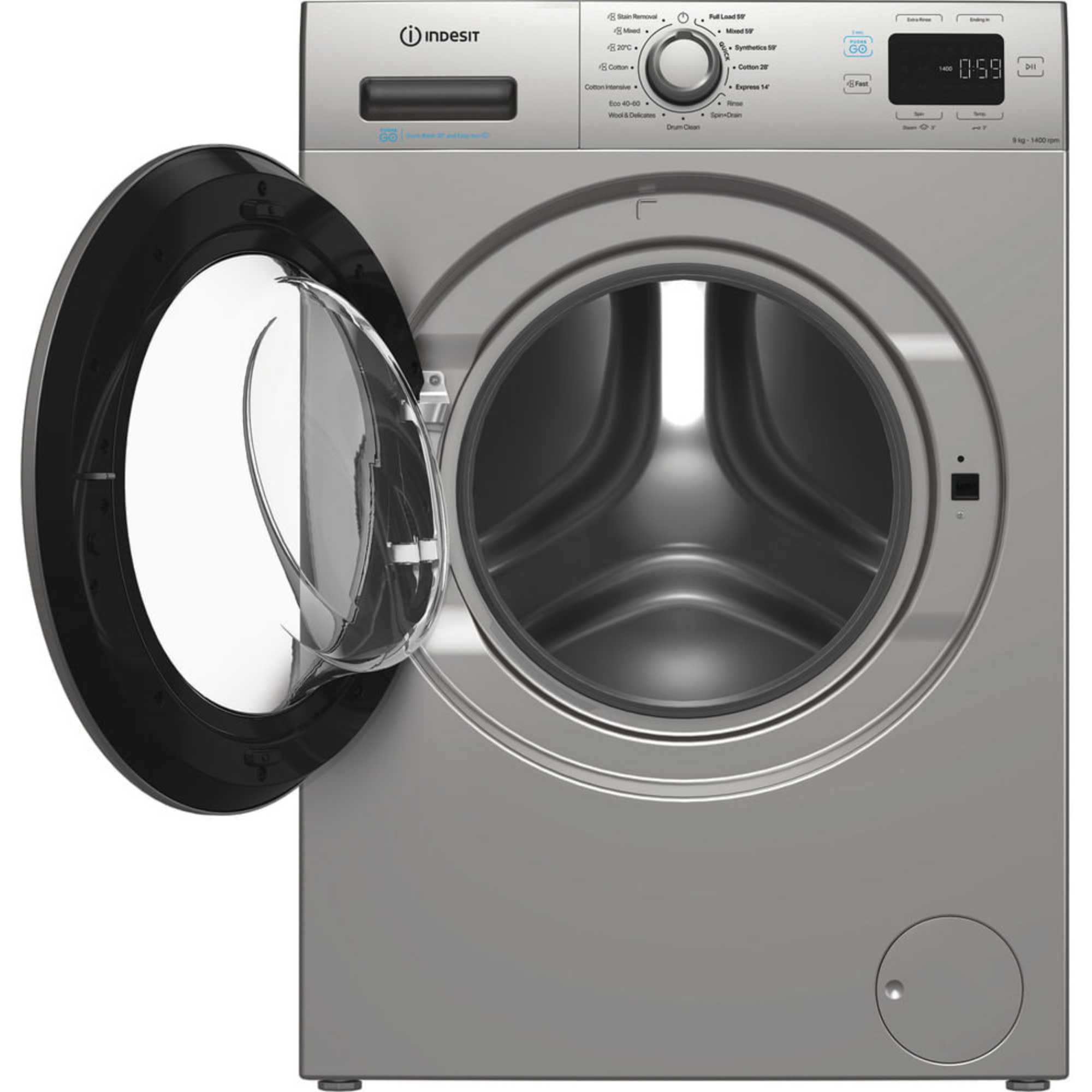 Push&Go 9kg 1400rpm Washing Machine - IP 946S PUSH&GO UK
