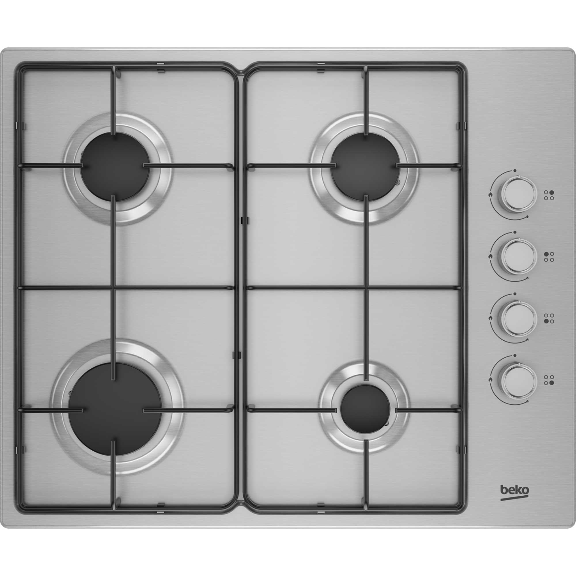 HIBG64120SX 60cm Gas Hob Stainless Steel