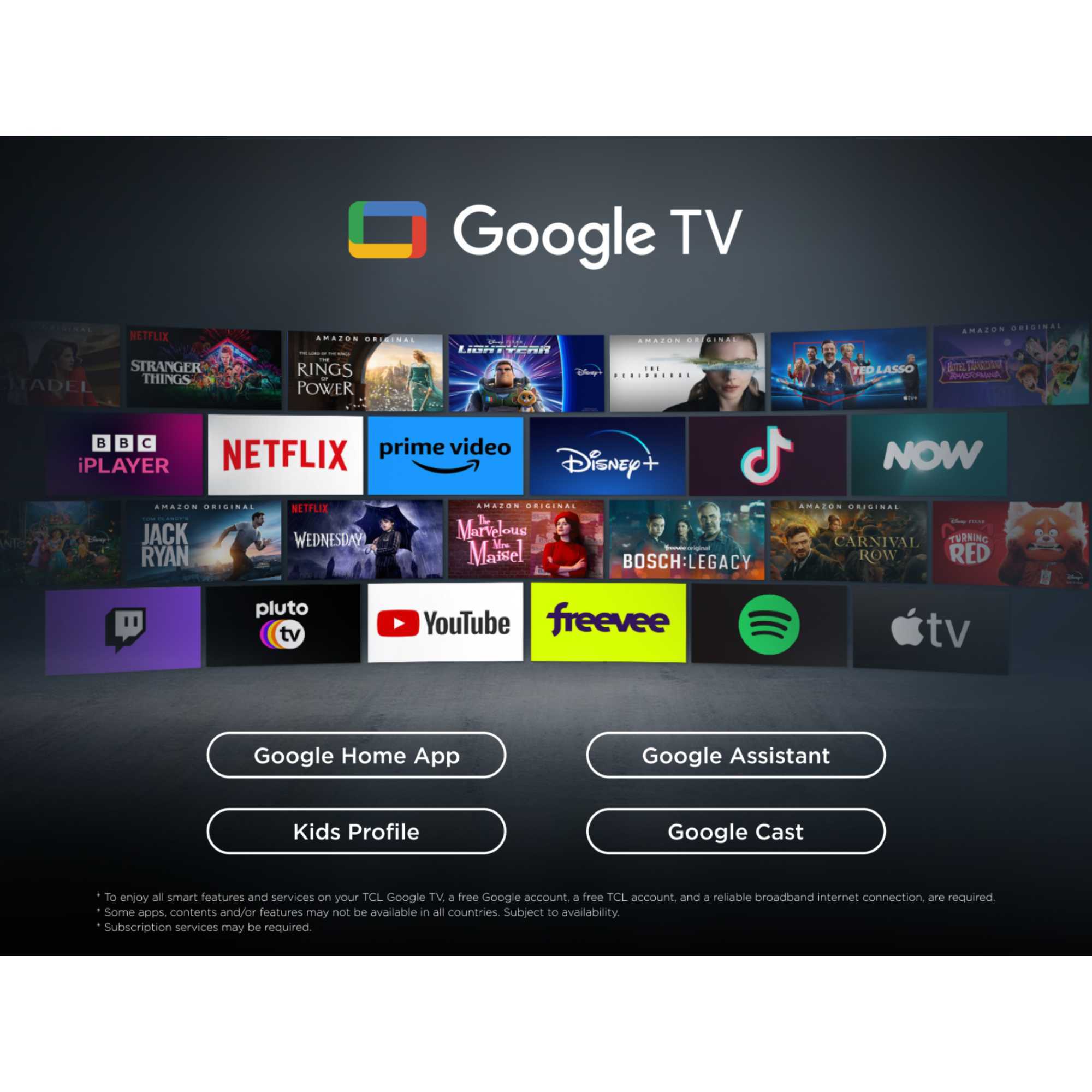 C6KS 75" 4K HDR Premium Smart Google TV - 75C6KSUK