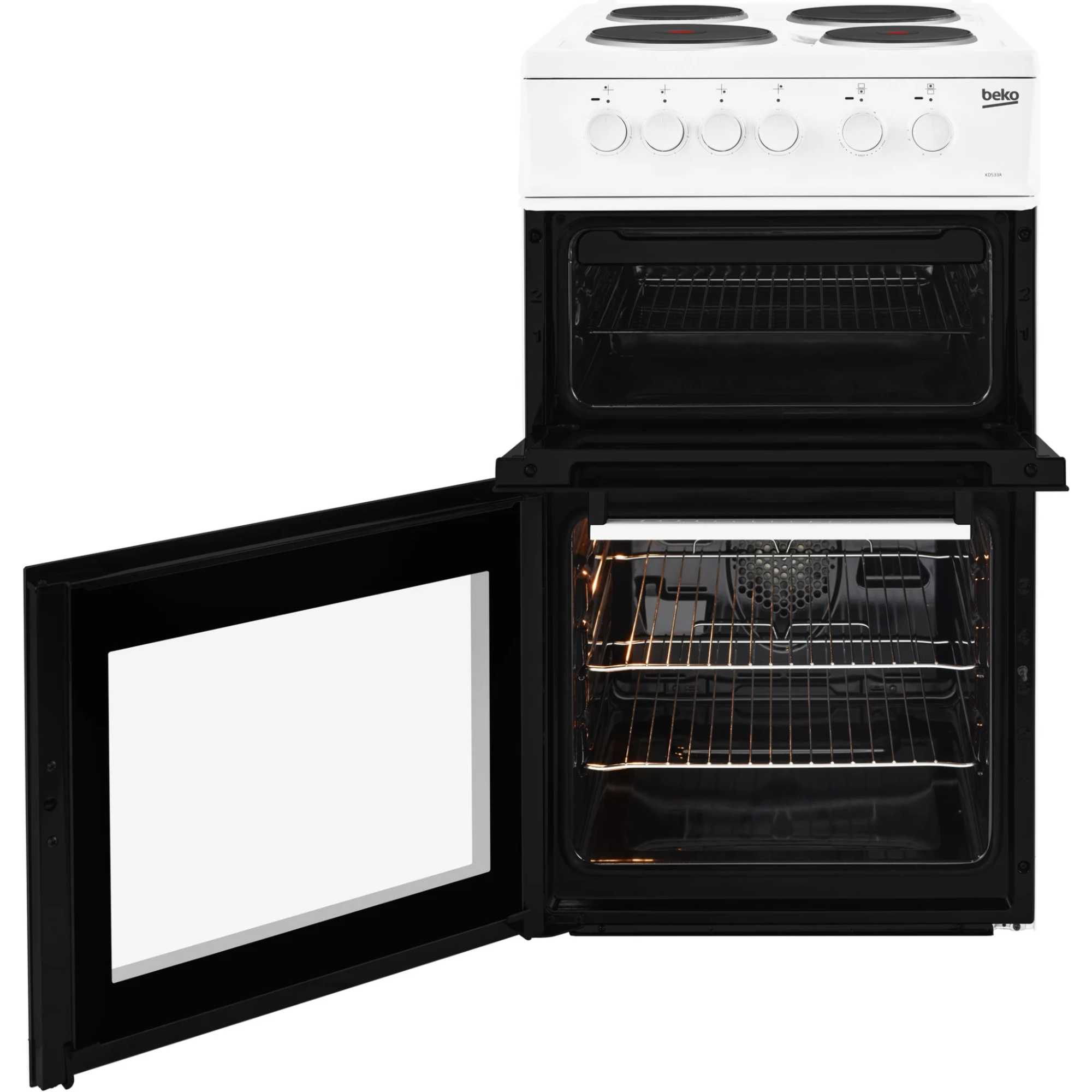 50cm Electric Single Oven Cooker - KD533AW