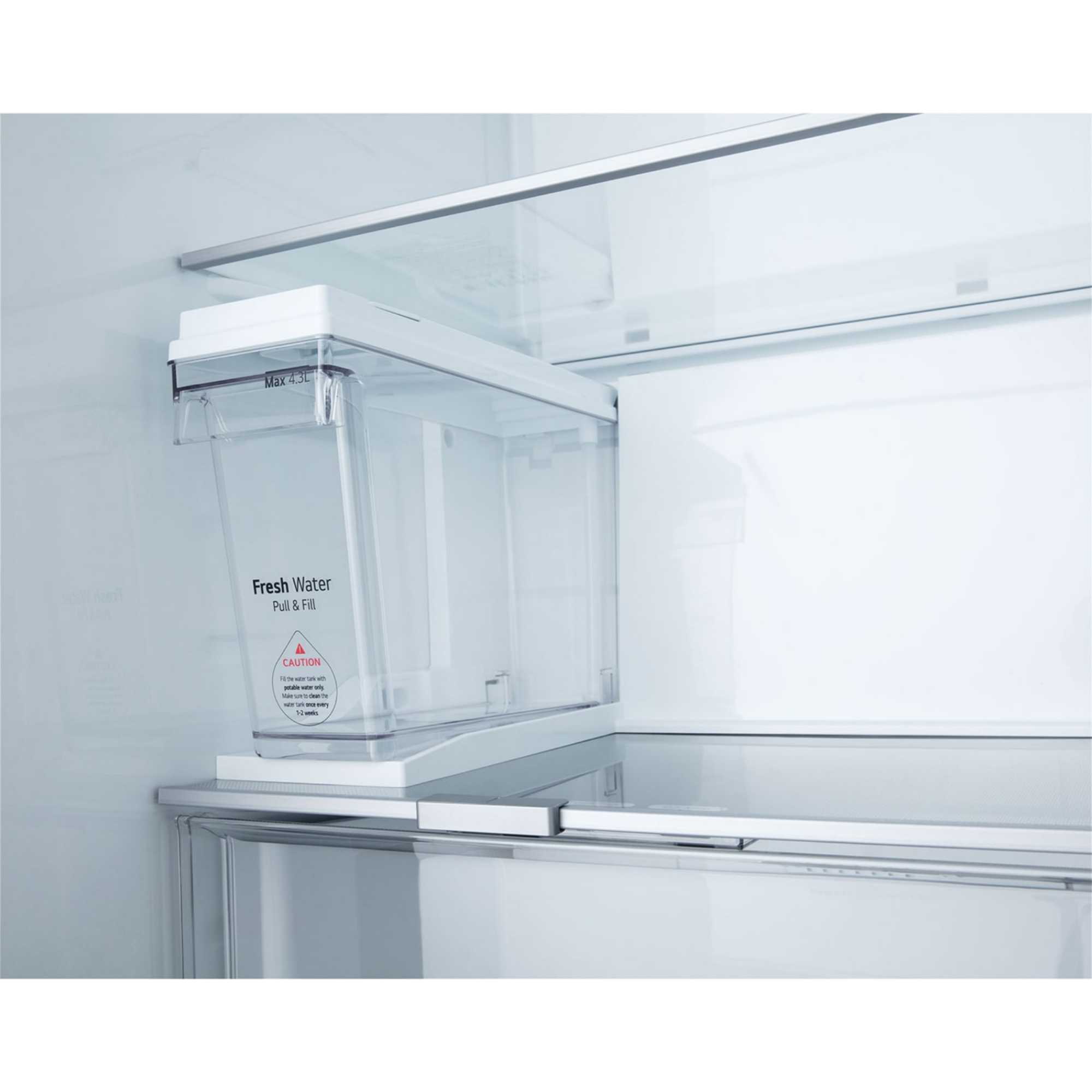 InstaView American Style Fridge Freezer 60/40 Total No Frost - Silver - GSXE81PYBE