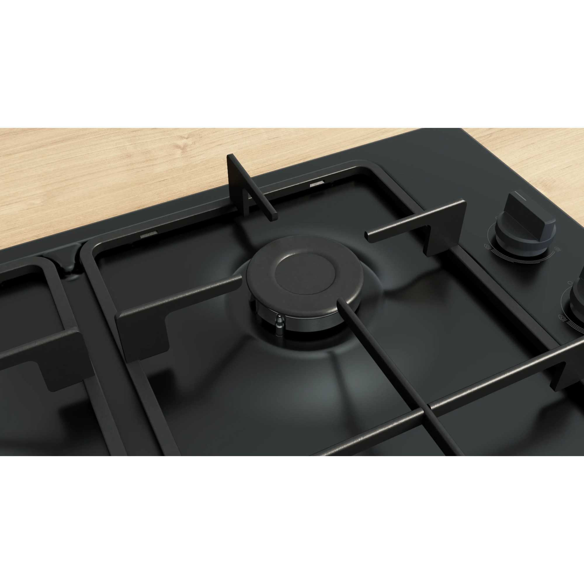 PBP6B6K60 Series 2 60cm Gas 4 Burner Hob - Black