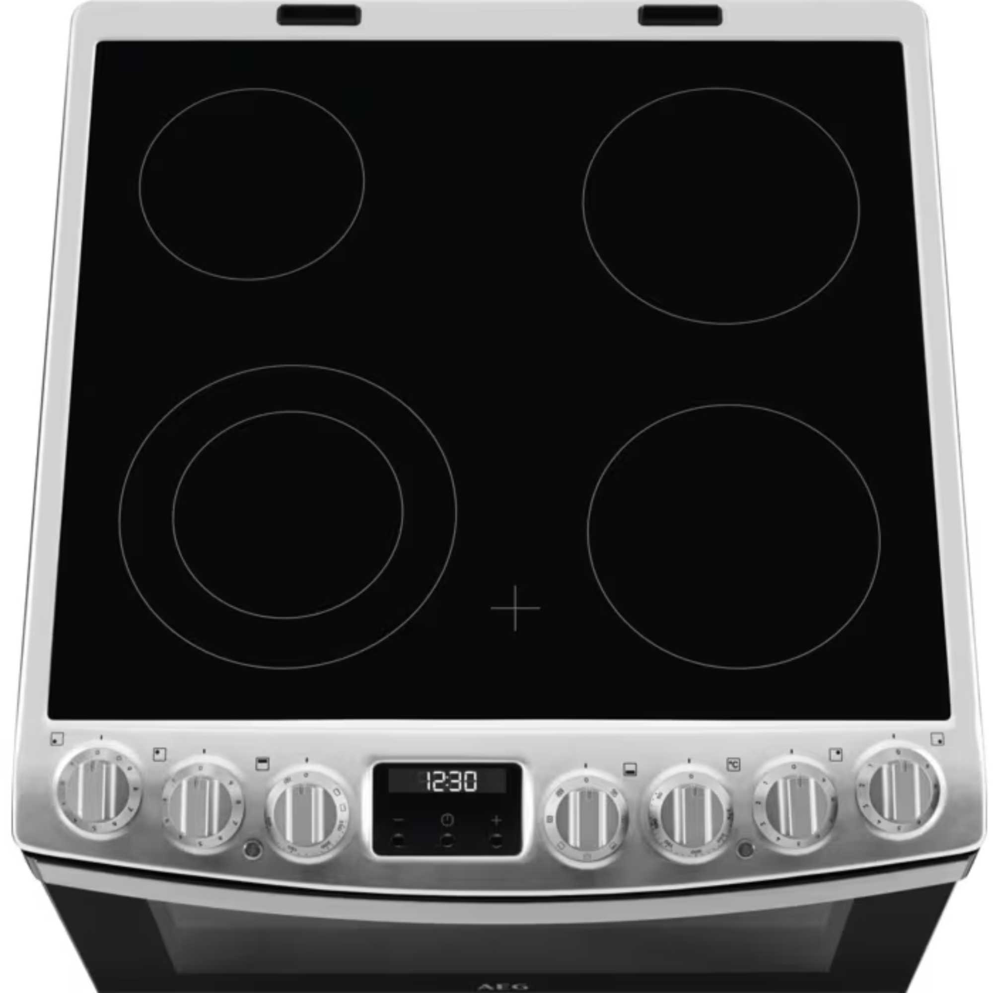 6000 SteamBake 60cm Electric Double Oven Cooker - CCB6741ACM