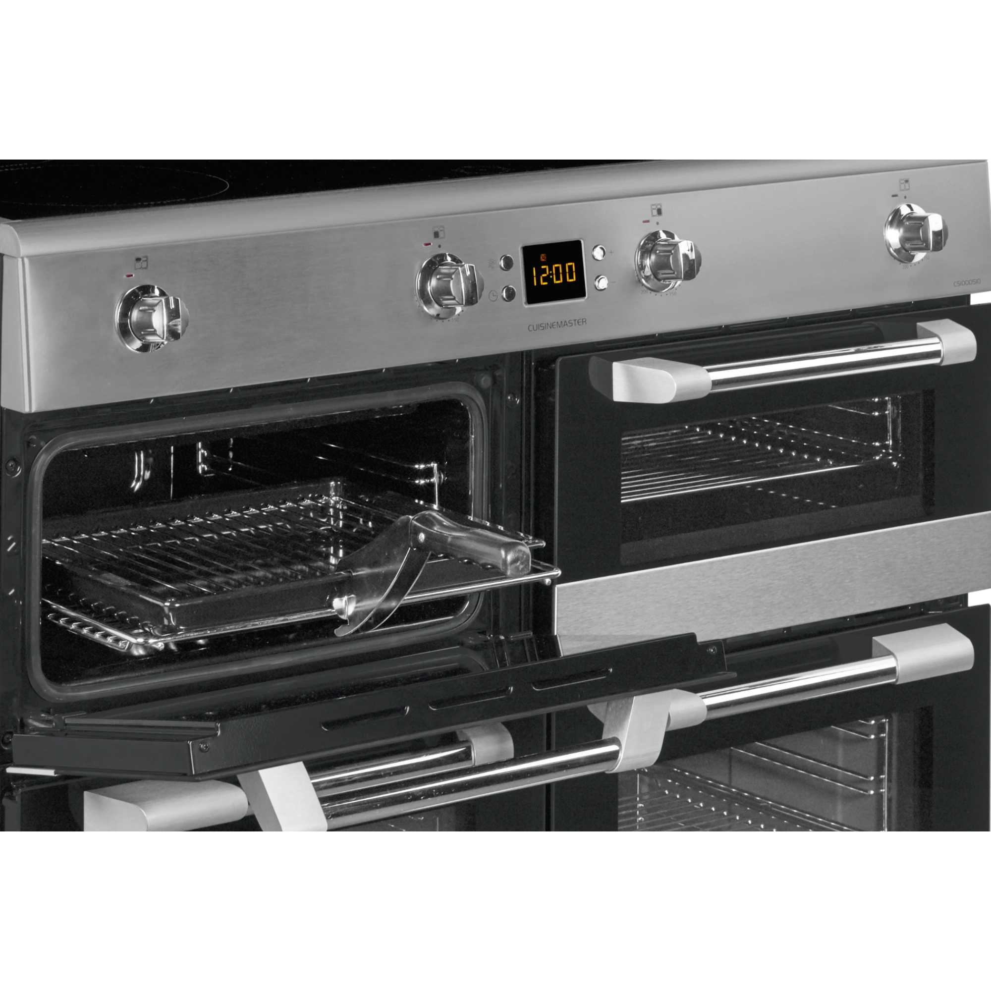 CS100D510X Cuisinemaster 100cm 5 Zone Induction Hob Range Cooker - Stainless Steel