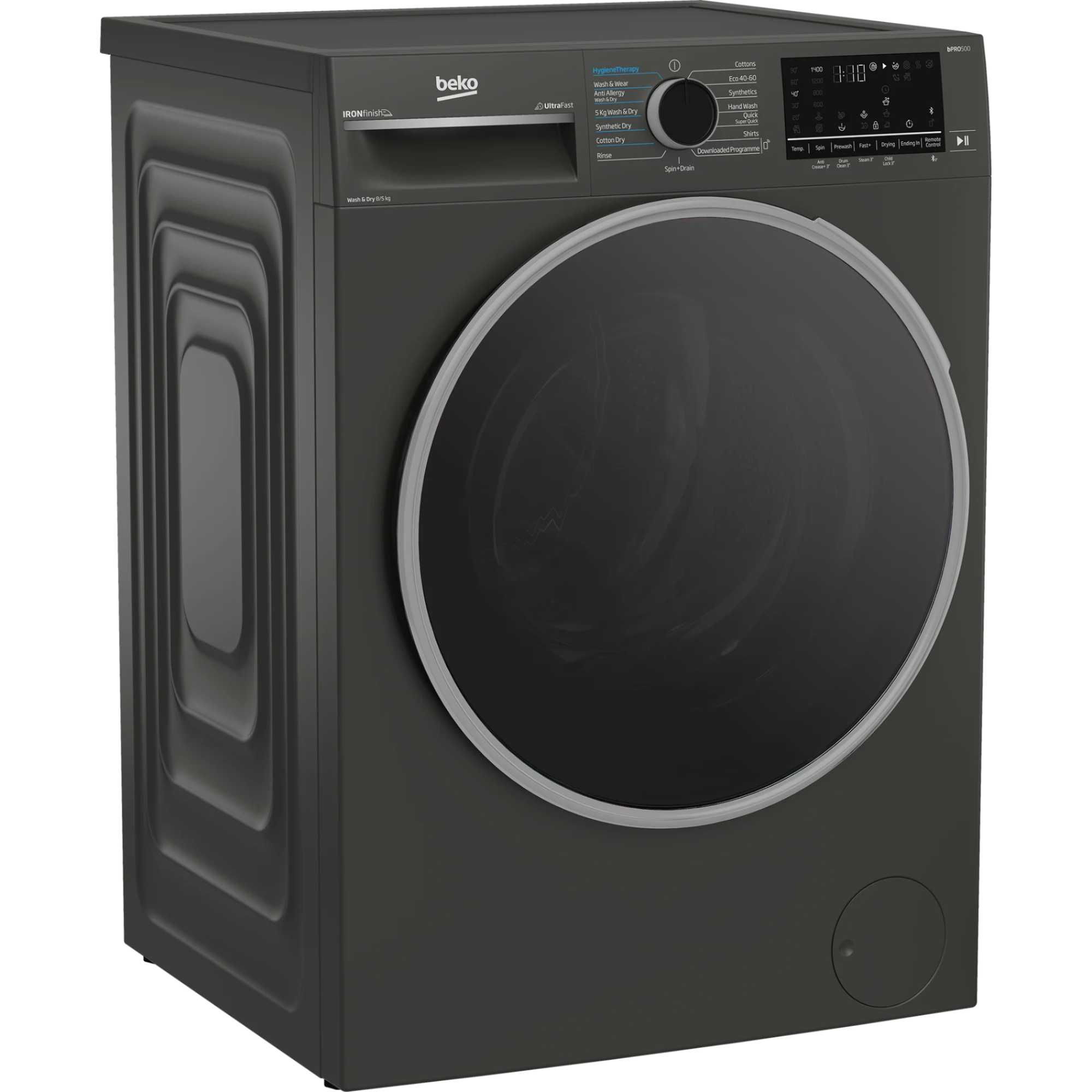 B5D58544UG 1400rpm 8kg / 5kg Washer Dryer with UltraFast - Graphite