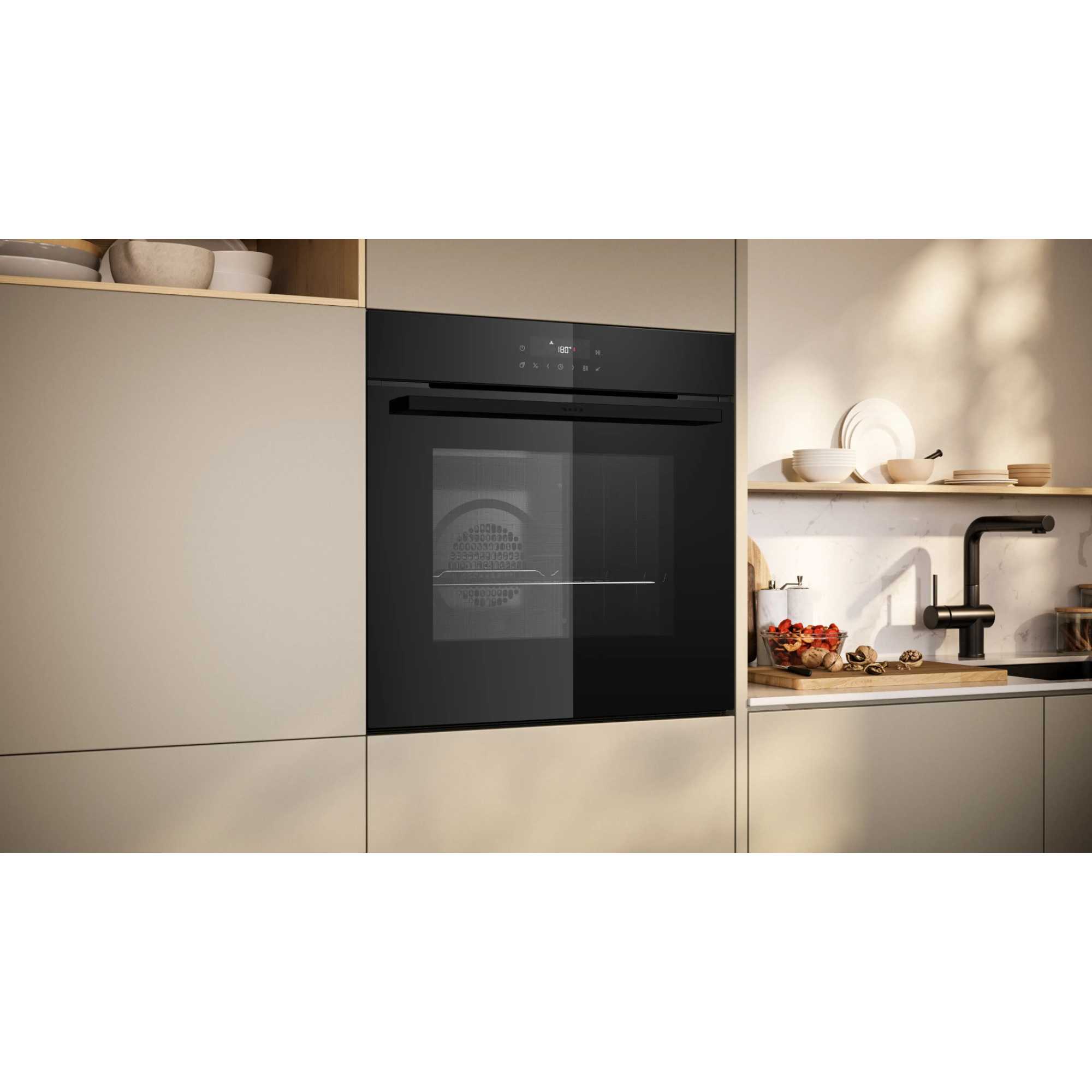 N 30 B2CCJ7AK0B Built-In Single Oven - Black
