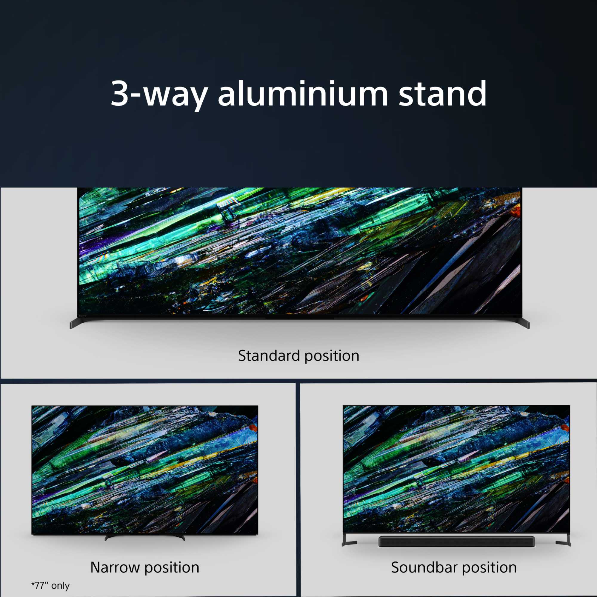 BRAVIA XR77A95LPU 77" OLED 4K Google TV - Dolby Atmos
