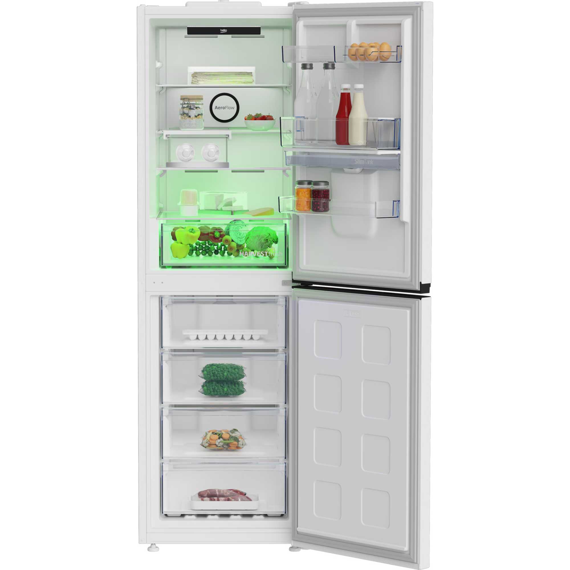 CNG4692DVW 317L Frost Free Fridge Freezer