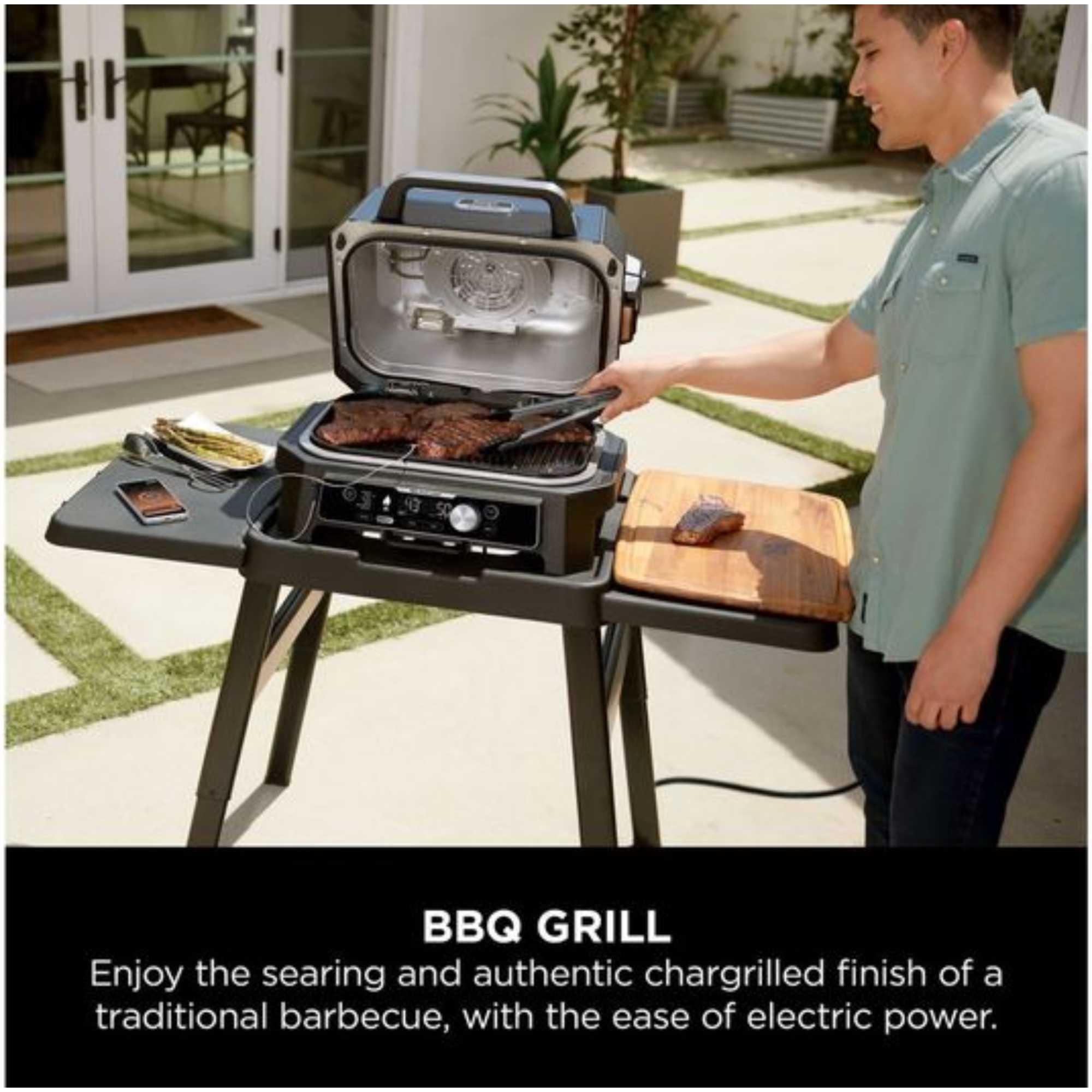 Woodfire Pro Connect XL Electric BBQ Grill & Smoker