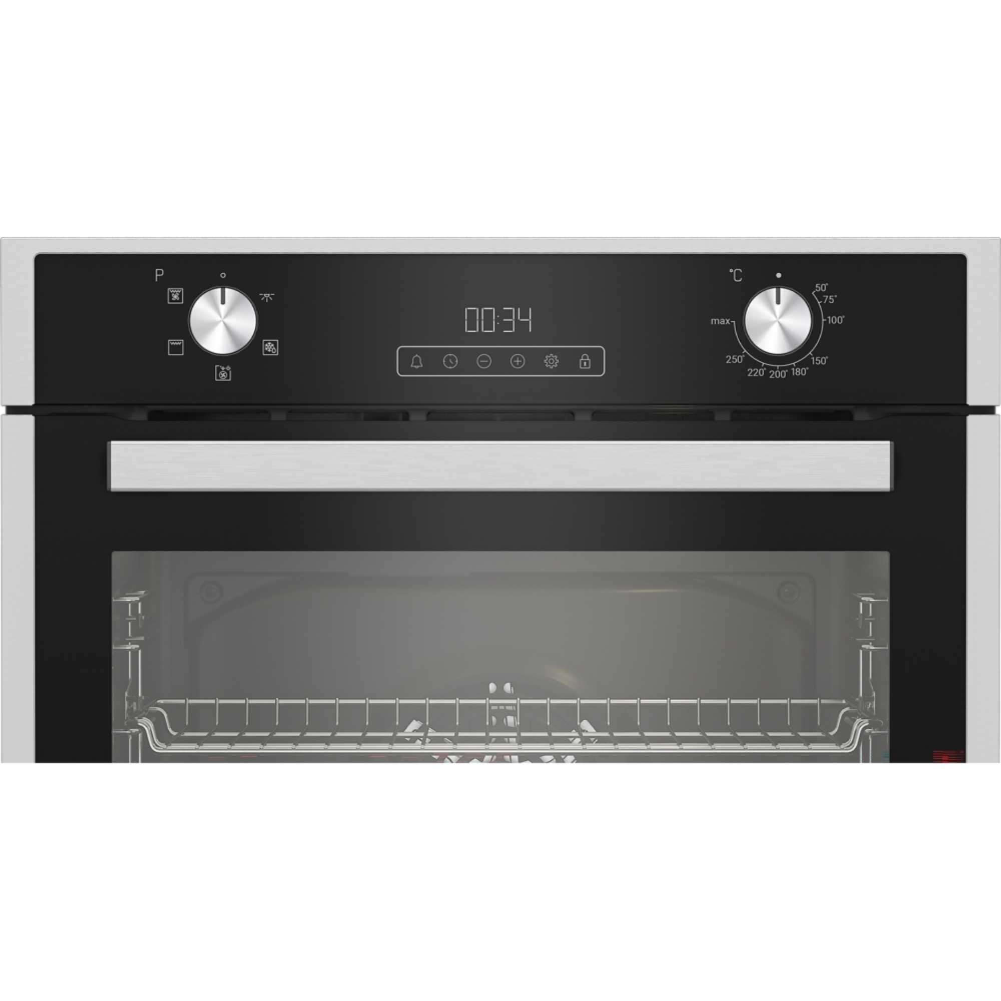 ROEN7201X 60cm Built-In 72L Single Fan Oven with AeroChef