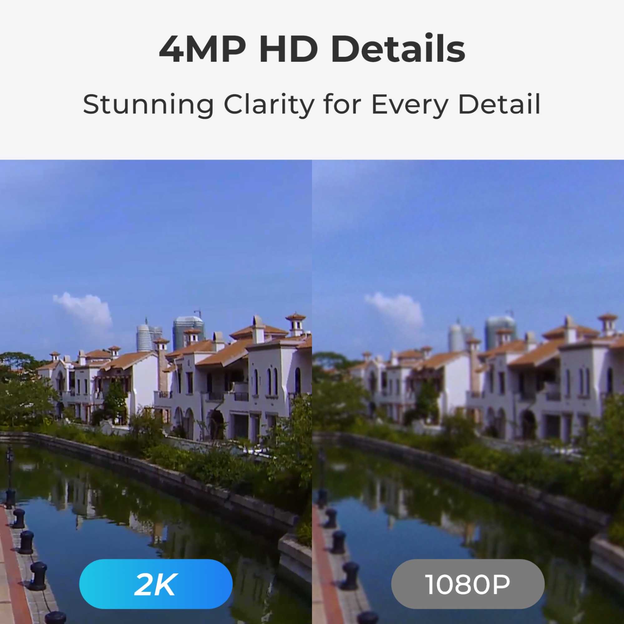 Go Series 2K Battery 4G LTE Outdoor Security Camera with Solar Panel + 64GB