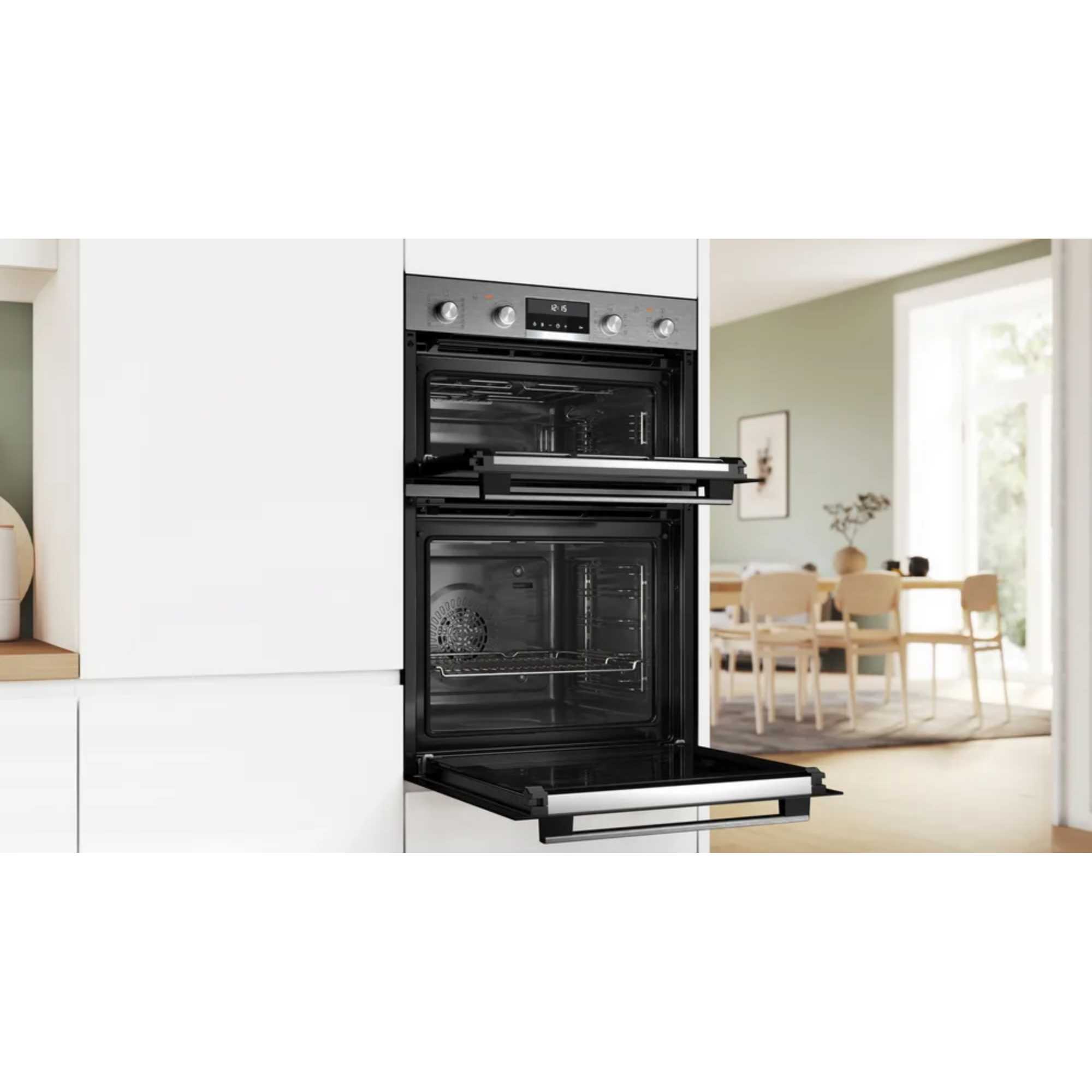 Bosch Series 6 MBA578BS7B Built-in Double Oven - Stainless Steel