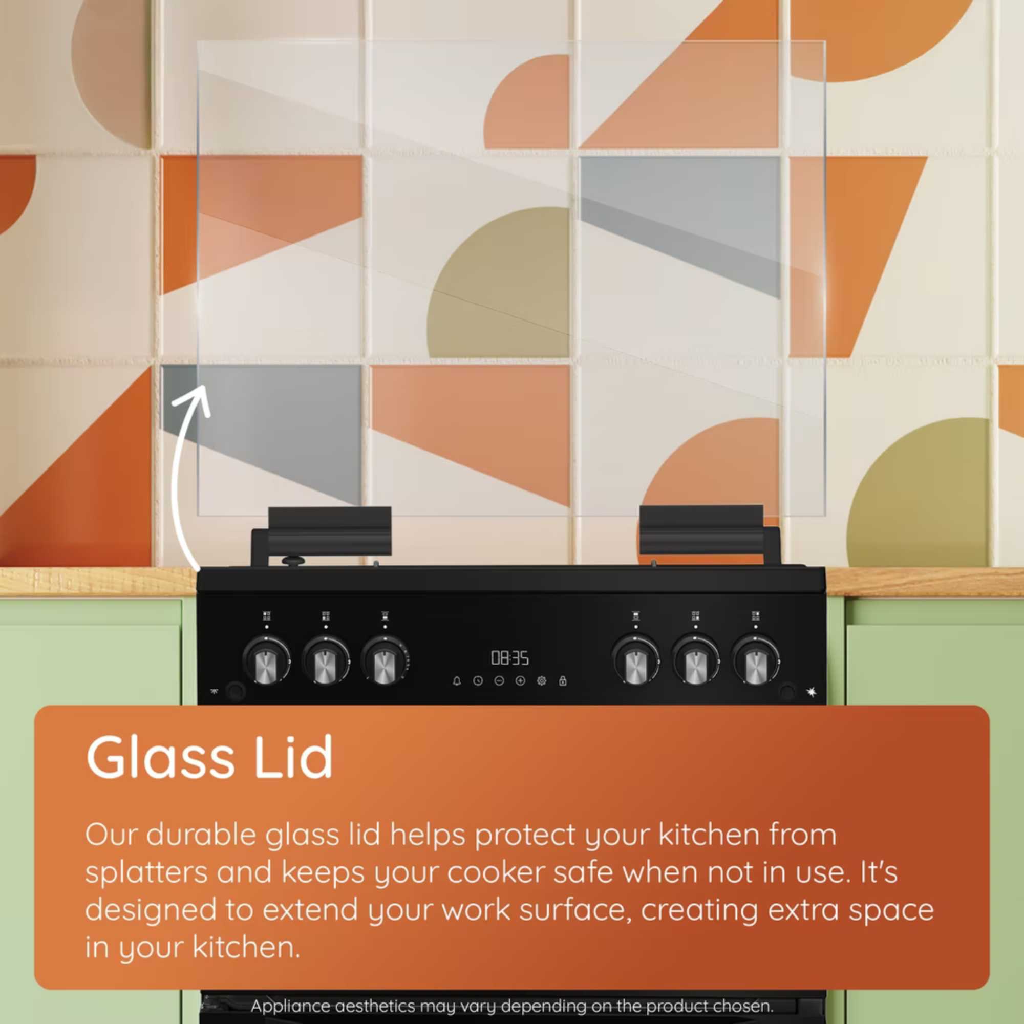 HDD6GDC2WX Dual Fuel Double Oven Cooker - Inox