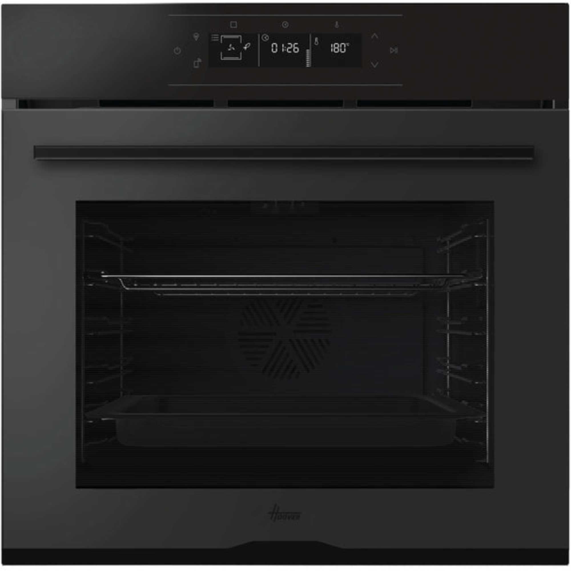 HO6M5G3HTB 78L Built-In Single Multifunction Oven - Black