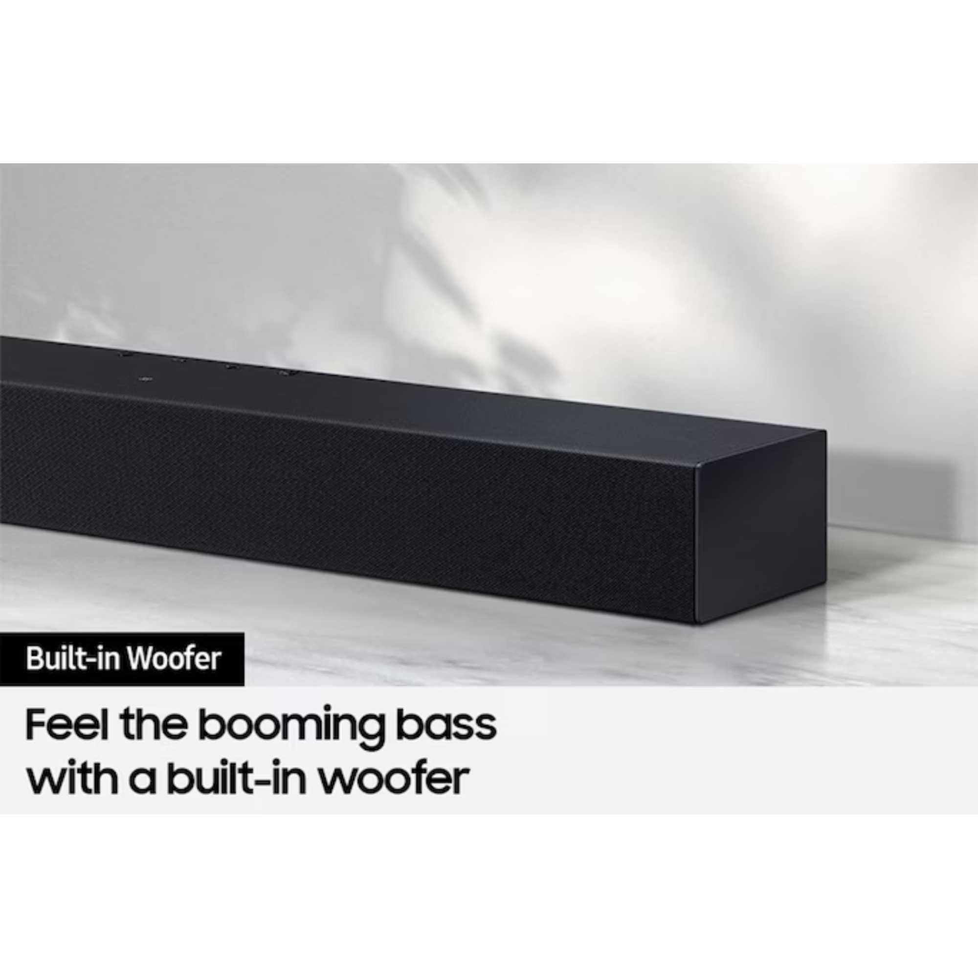HW-C400 2.0 Channel Soundbar with Built-In Woofer