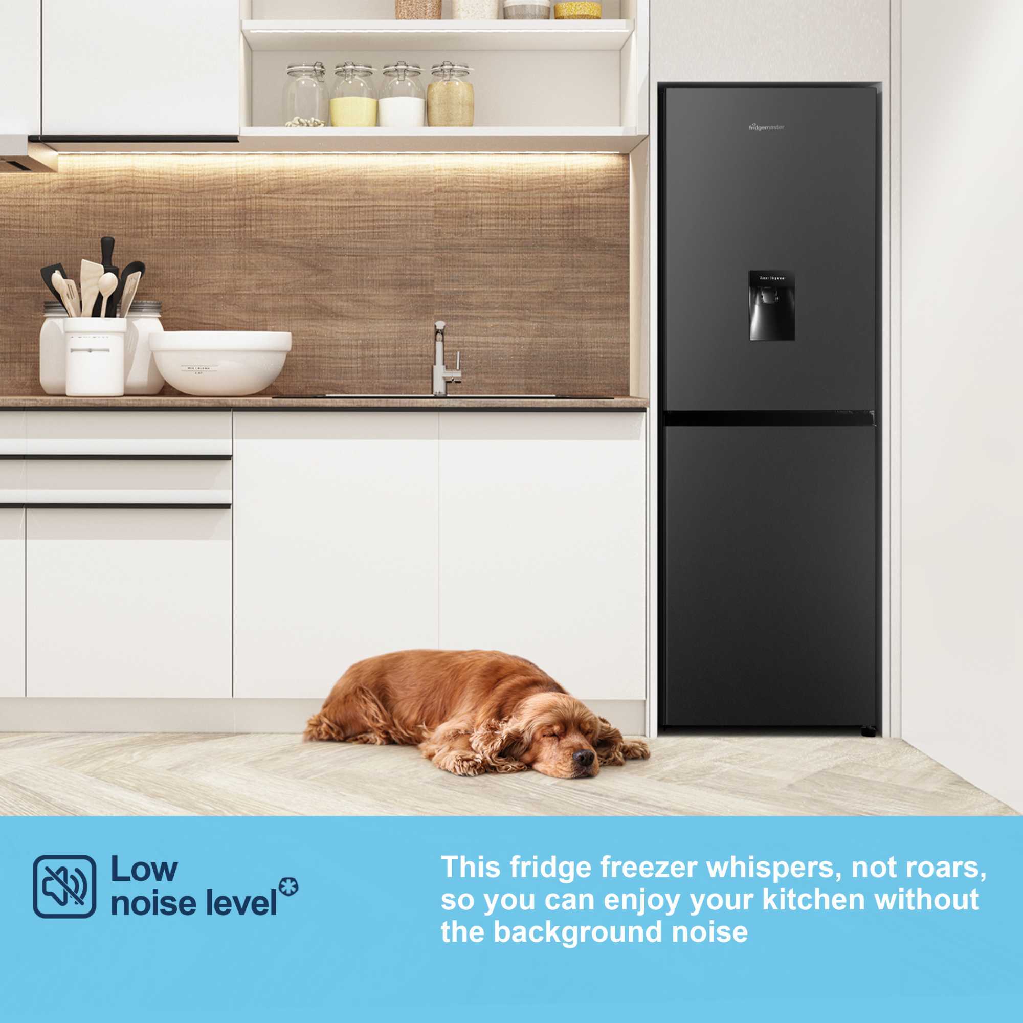 MC55240DEB 252l Fridge Freezer with Water Dispenser