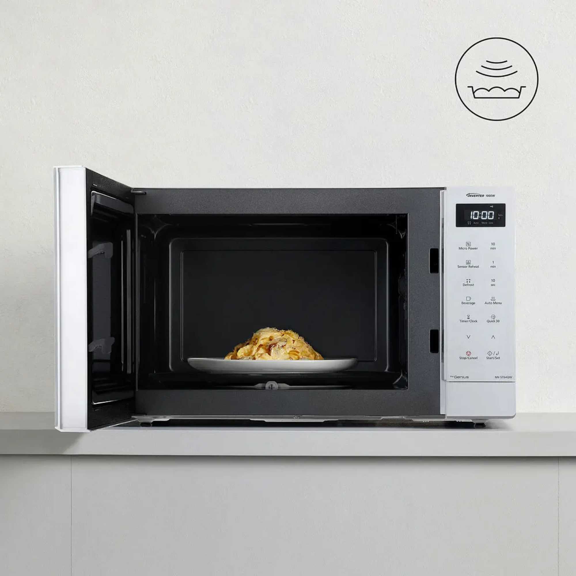 NNST64QWBPQ 1000w 32 Litre Solo Microwave - White