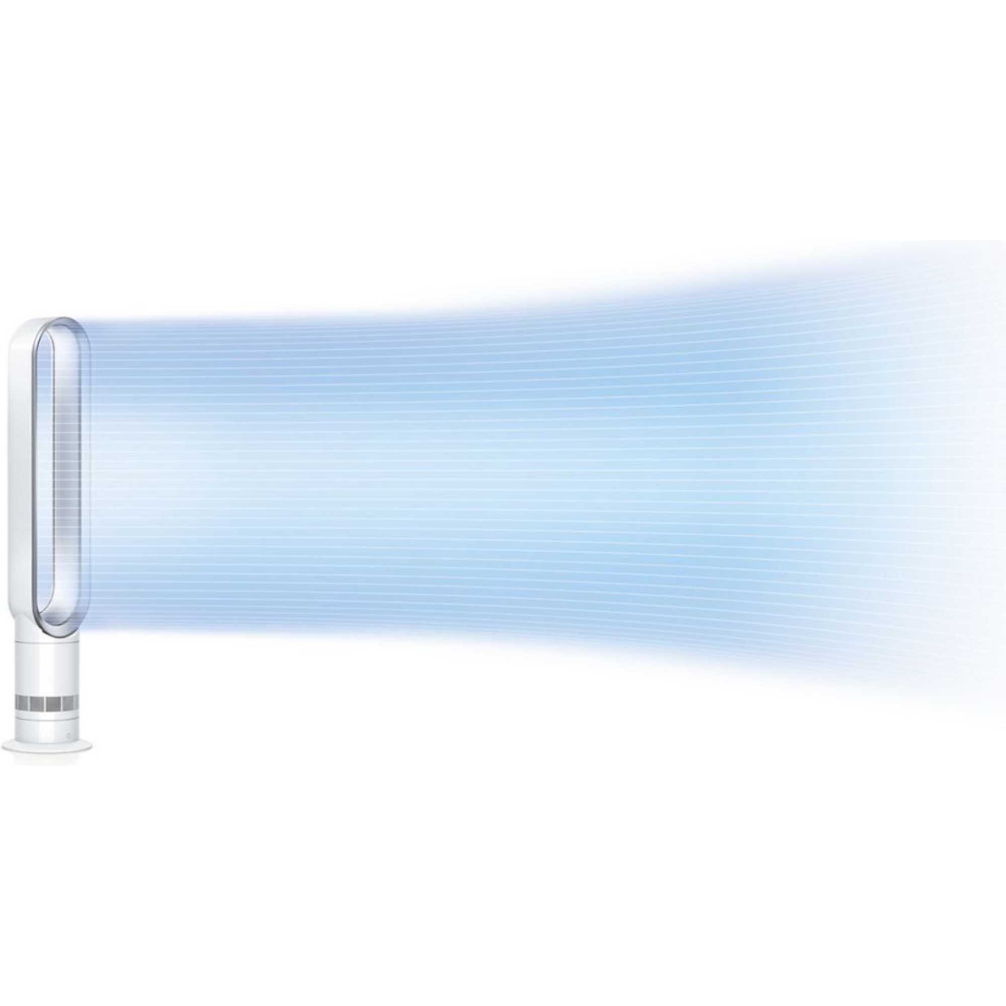 Dyson Cool AM07 Tower Fan, White/Silver