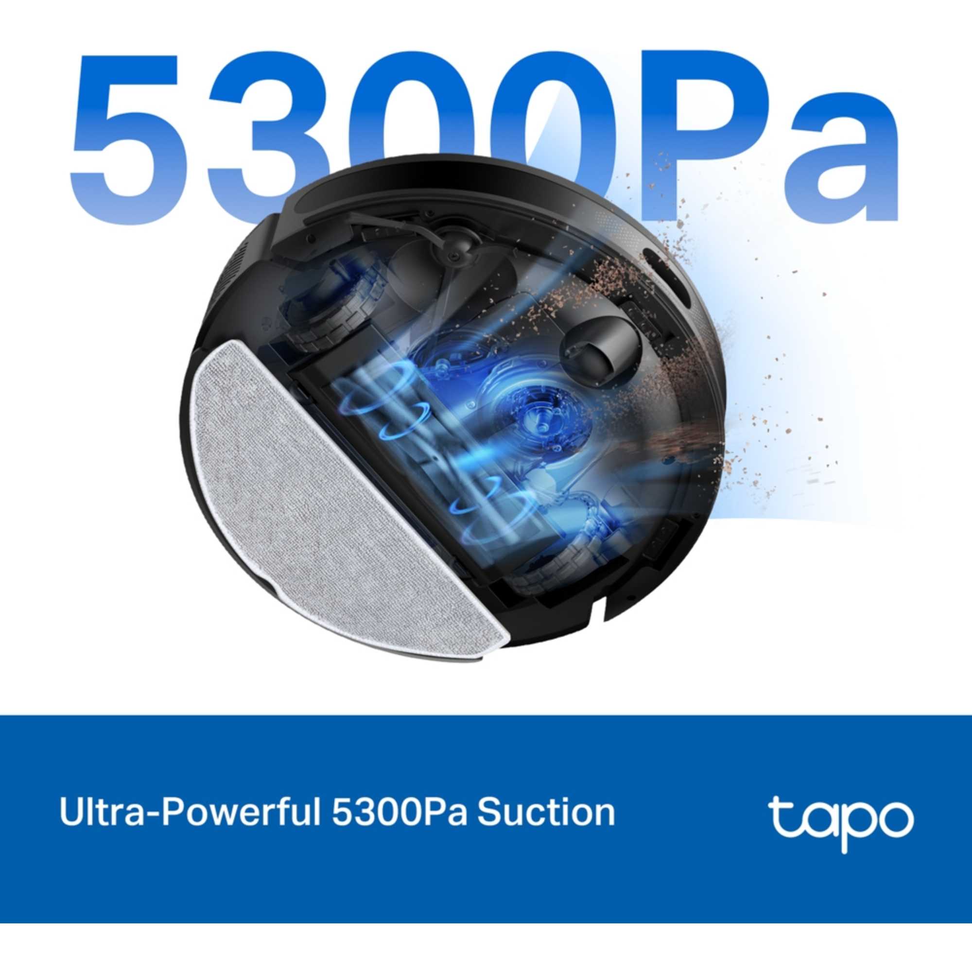 Tapo RV20MAXPLUS 5300Pa Hyper Suction Robot Vacuum