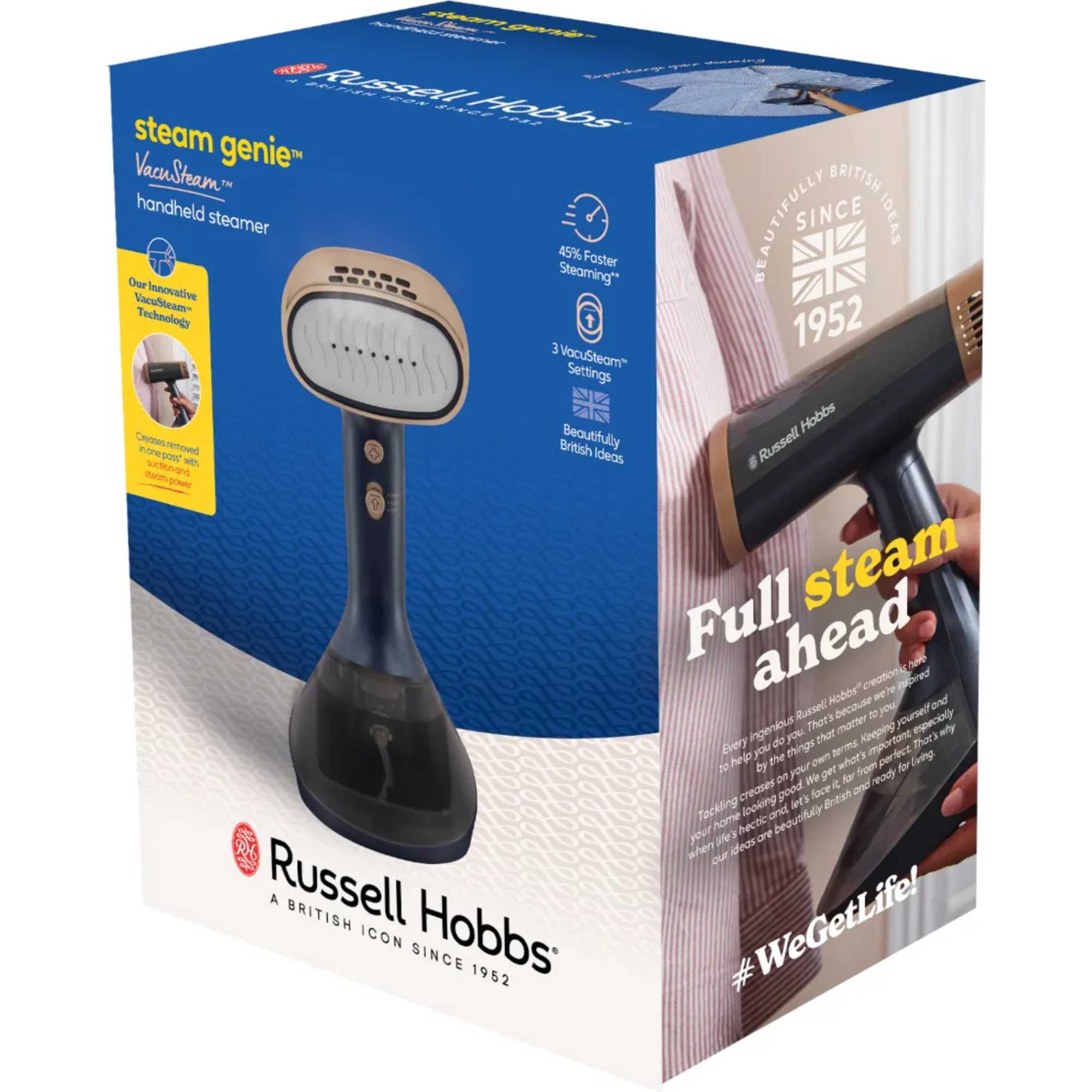 28550 Steam Genie VacuSteam Garment Steamer