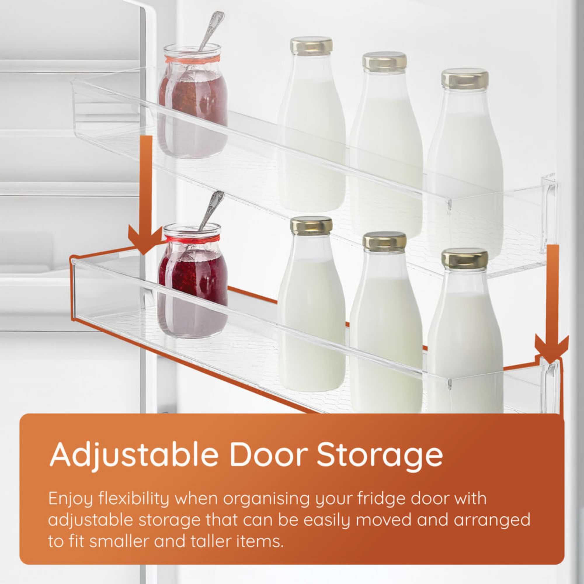 HTC18 T112 UK 250l Total No Frost Integrated Fridge Freezer