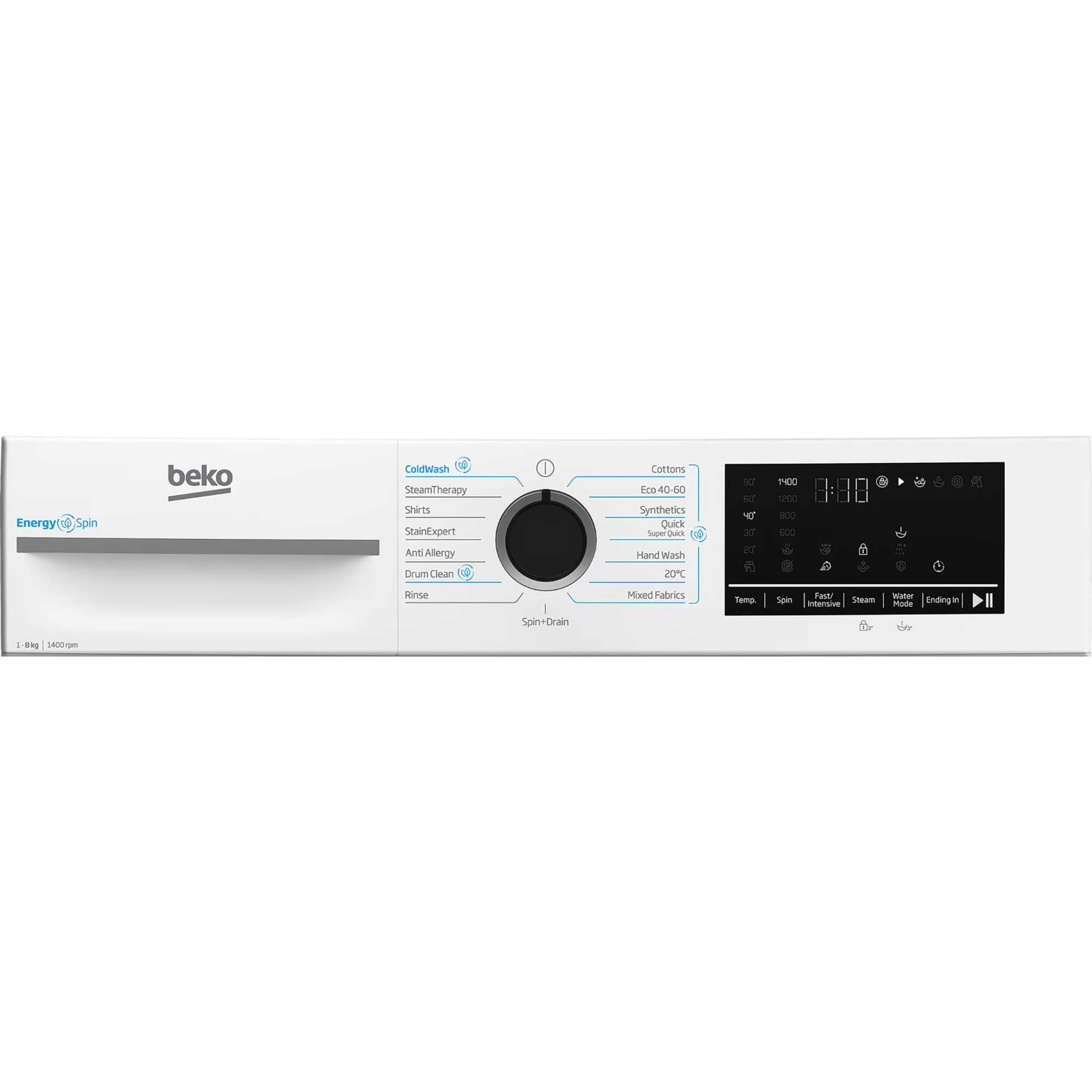 8kg 1400rpm Washing Machine - BM3WT4841IW