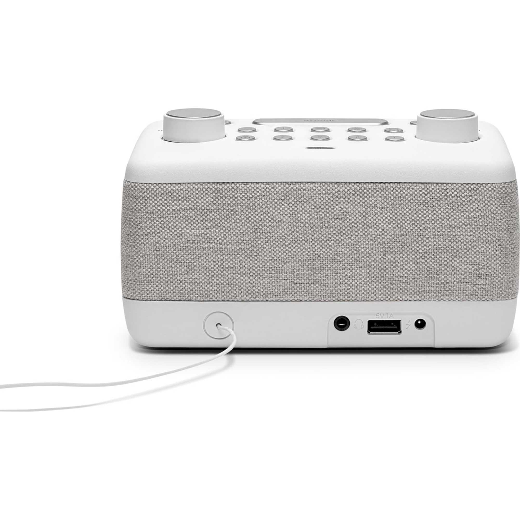Ortus 4 FM/DAB/DAB+ Digital Clock Radio with Bluetooth - White