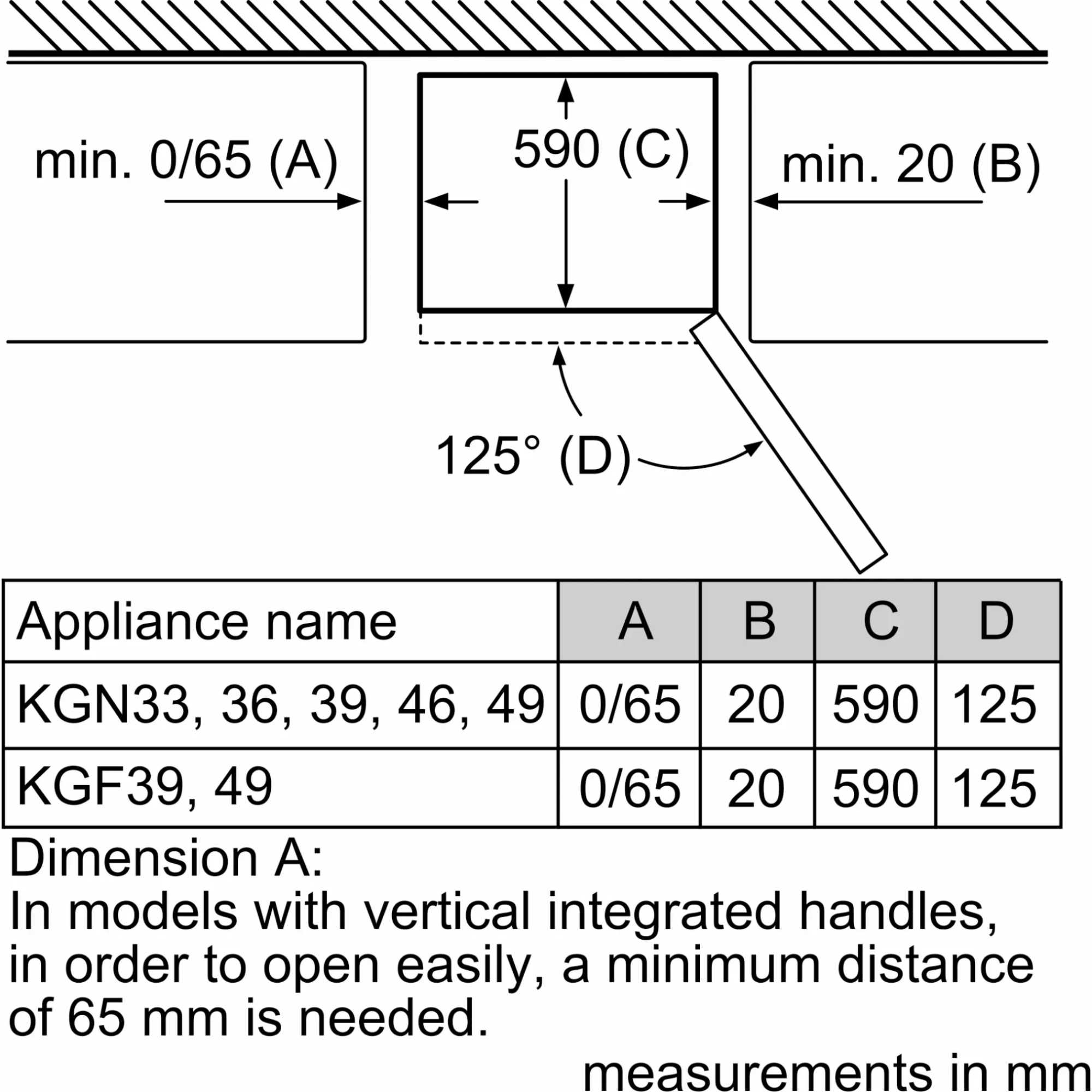 KGN33NWEBG Series 2 282l Total No Frost Fridge Freezer - White