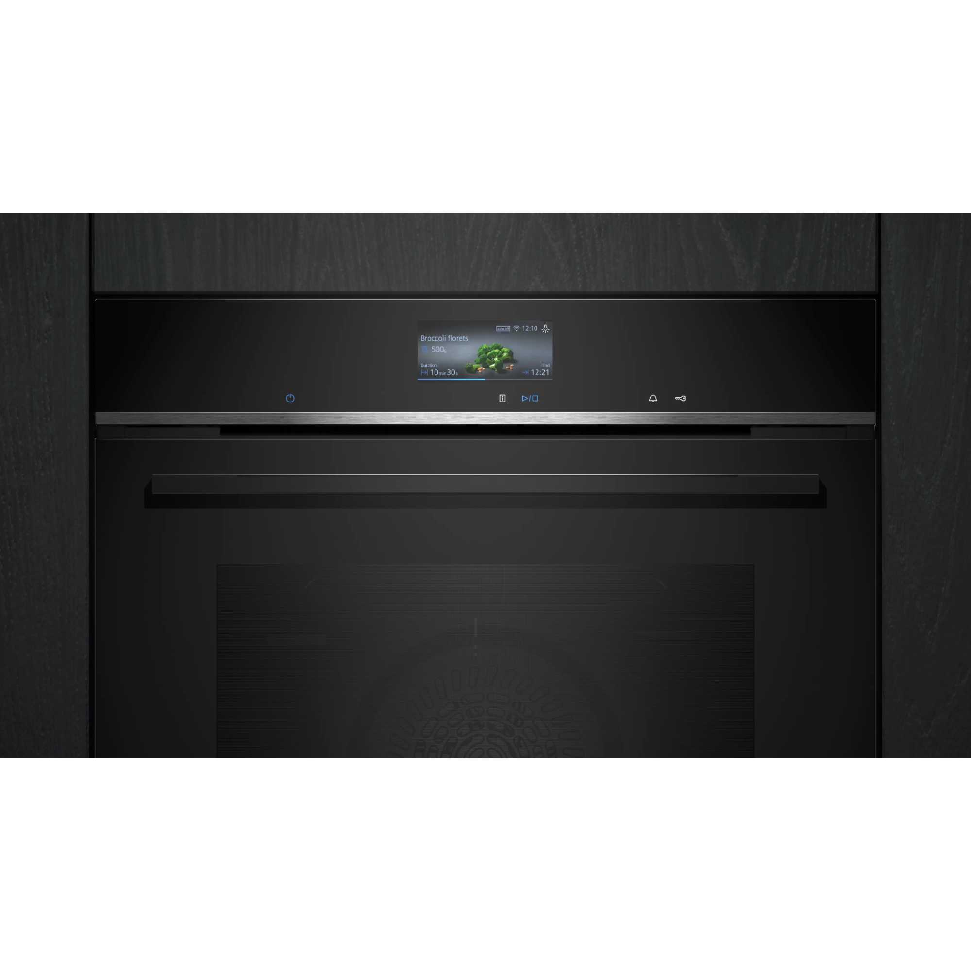 HB776G1B1B iQ700 71l Capacity Smart Built-In Oven - Black