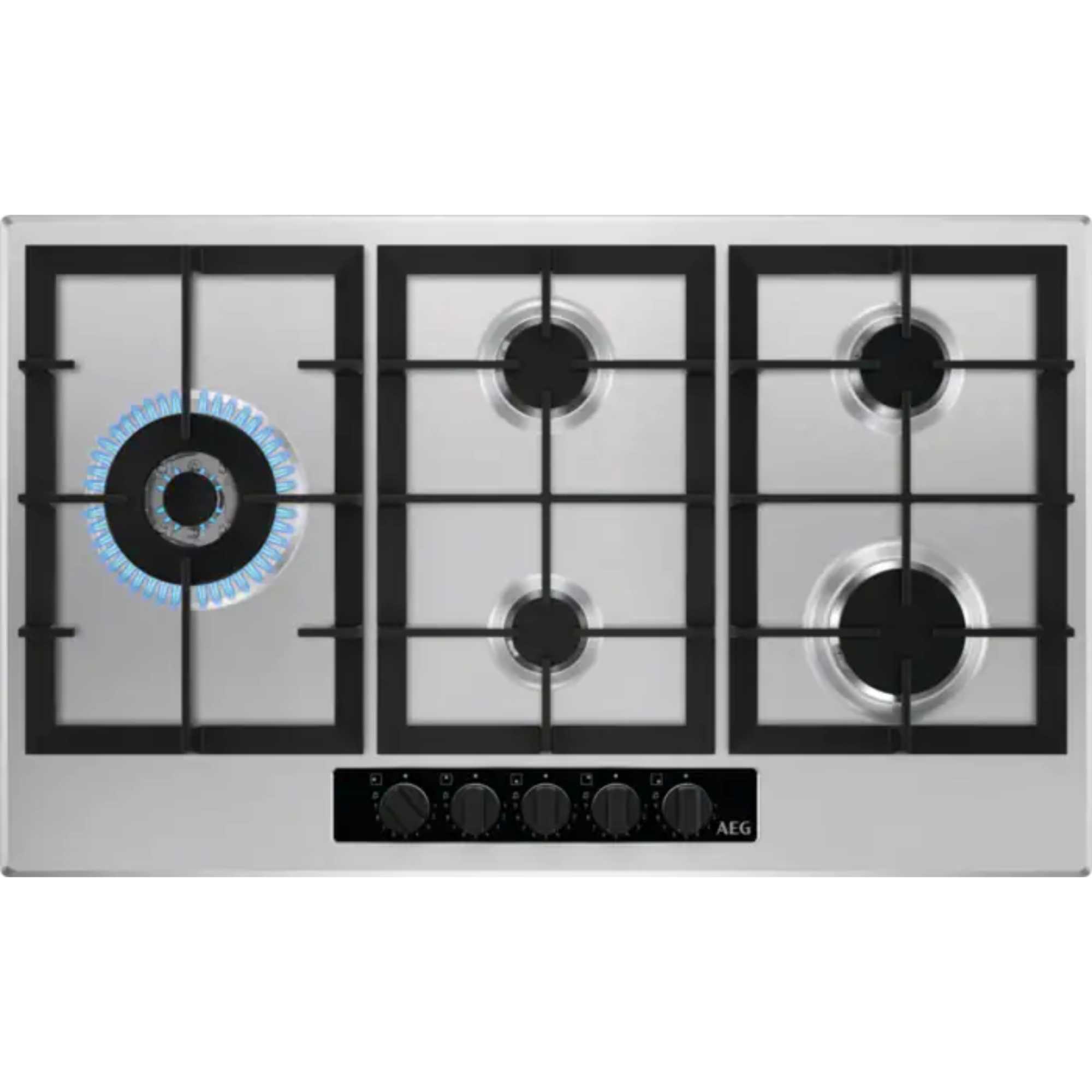 HGB95522YM 6000 Slim Line 90cm 5 Burner Gas Hob - Stainless Steel