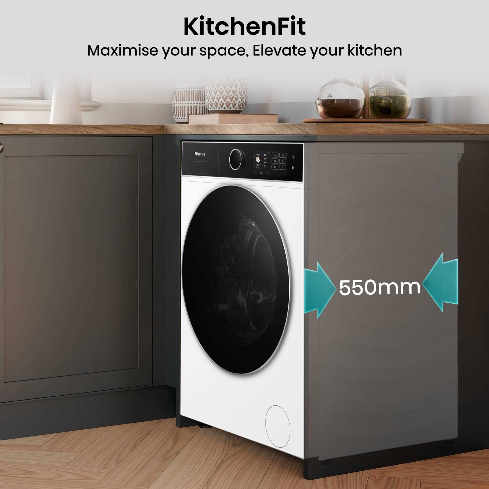 5I Series 10.5kg 1400rpm Washing Machine - WF5I1045BWQ