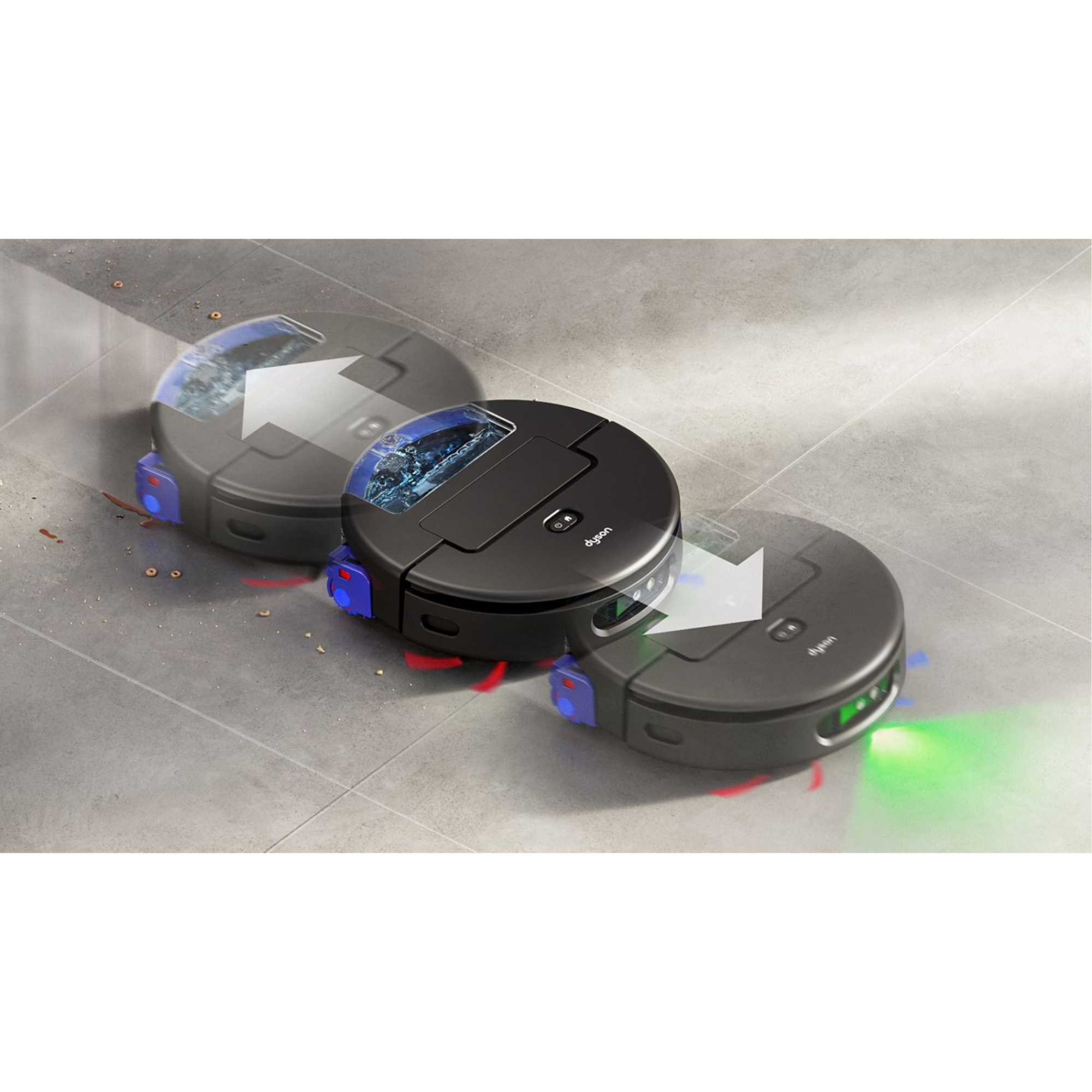 Spot+Scrub AI Wet & Dry Robot Vacuum Cleaner, Black