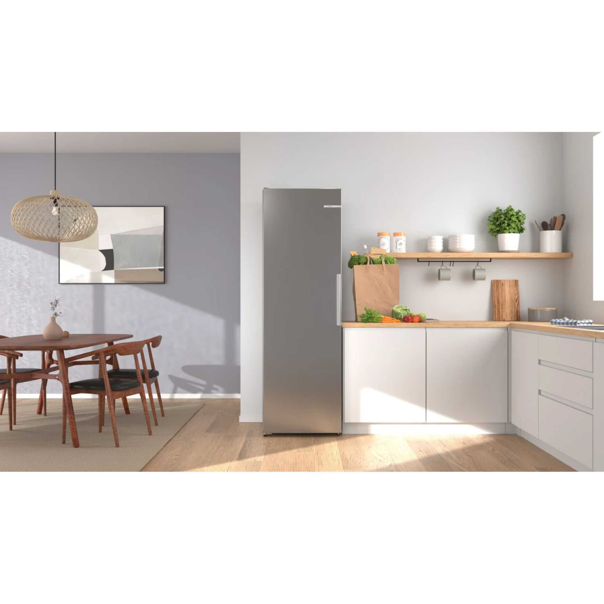 Series 4 Tall Larder Fridge 402L - Stainless Steel - KSN36VLDGG