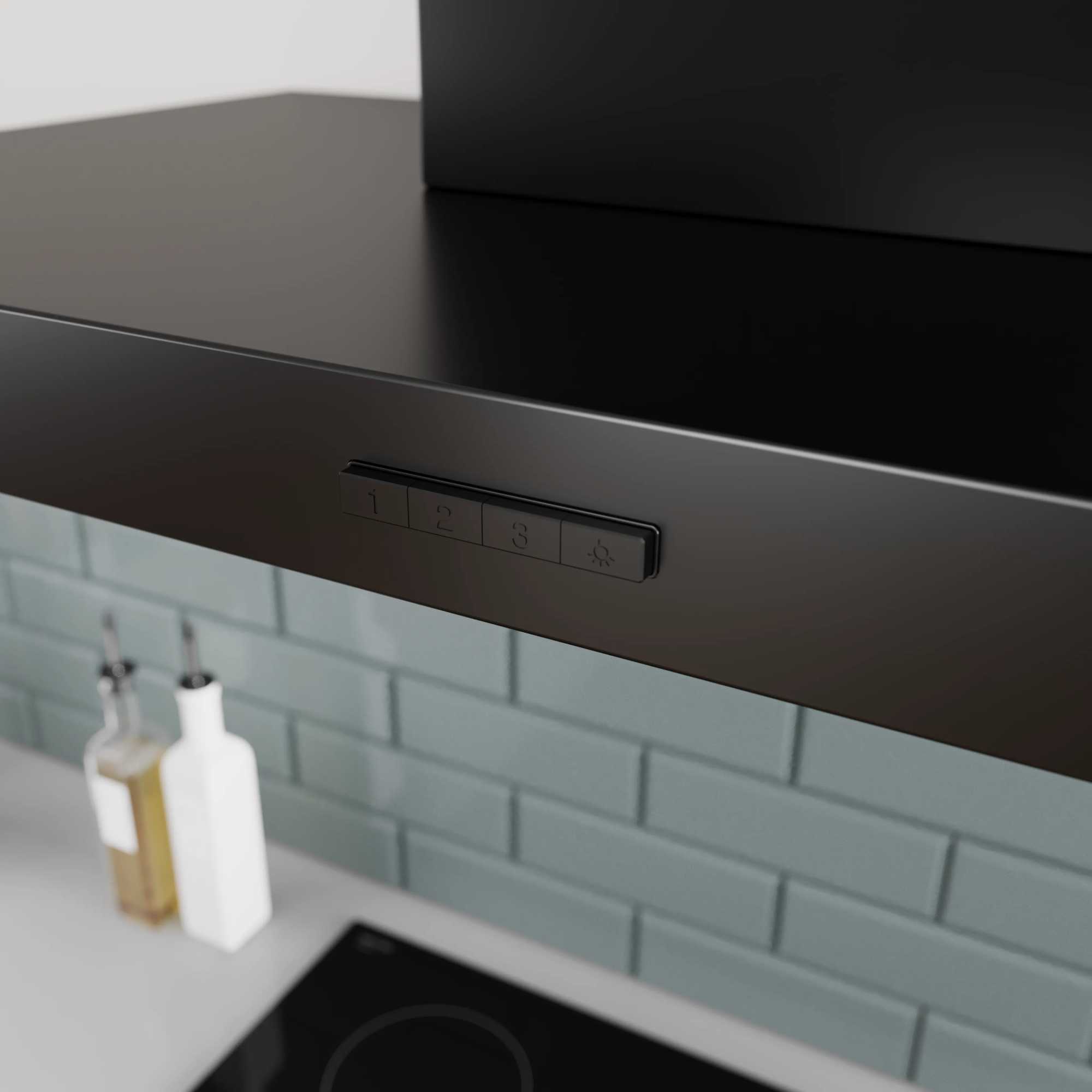 DWB65CC60B Series 4 60cm Wall-Mounted Cooker Hood - Matt Black