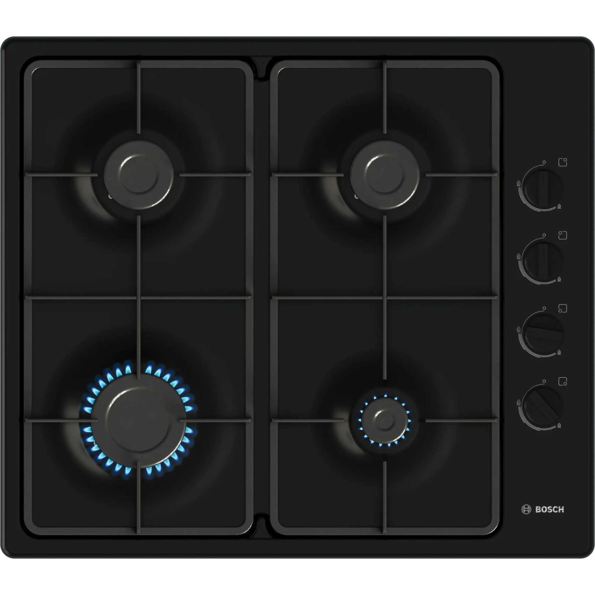 PBP6B6K60 Series 2 60cm Gas 4 Burner Hob - Black