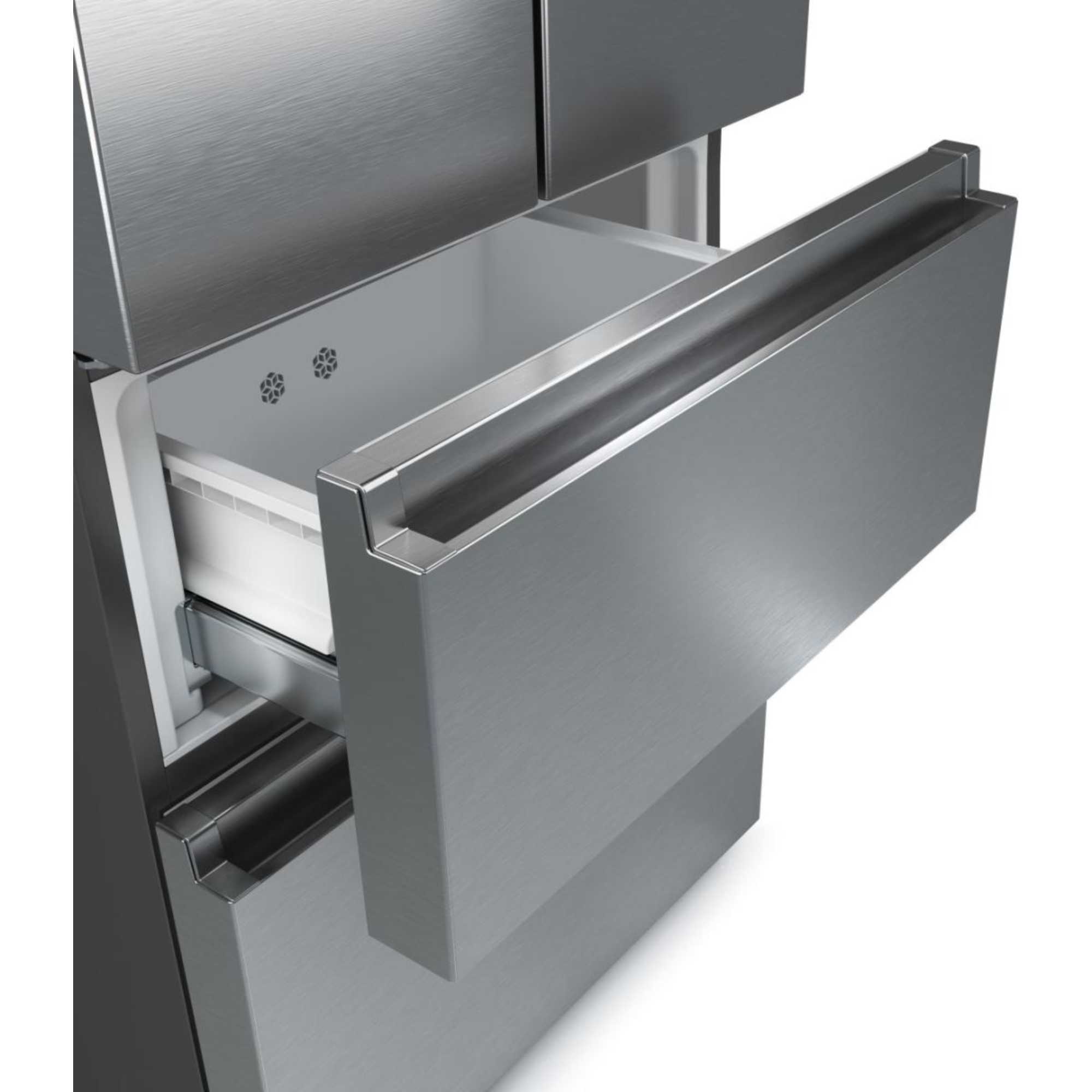 RF632N4AIE1 American Style 485l Total No Frost Fridge Freezer - Inox Look