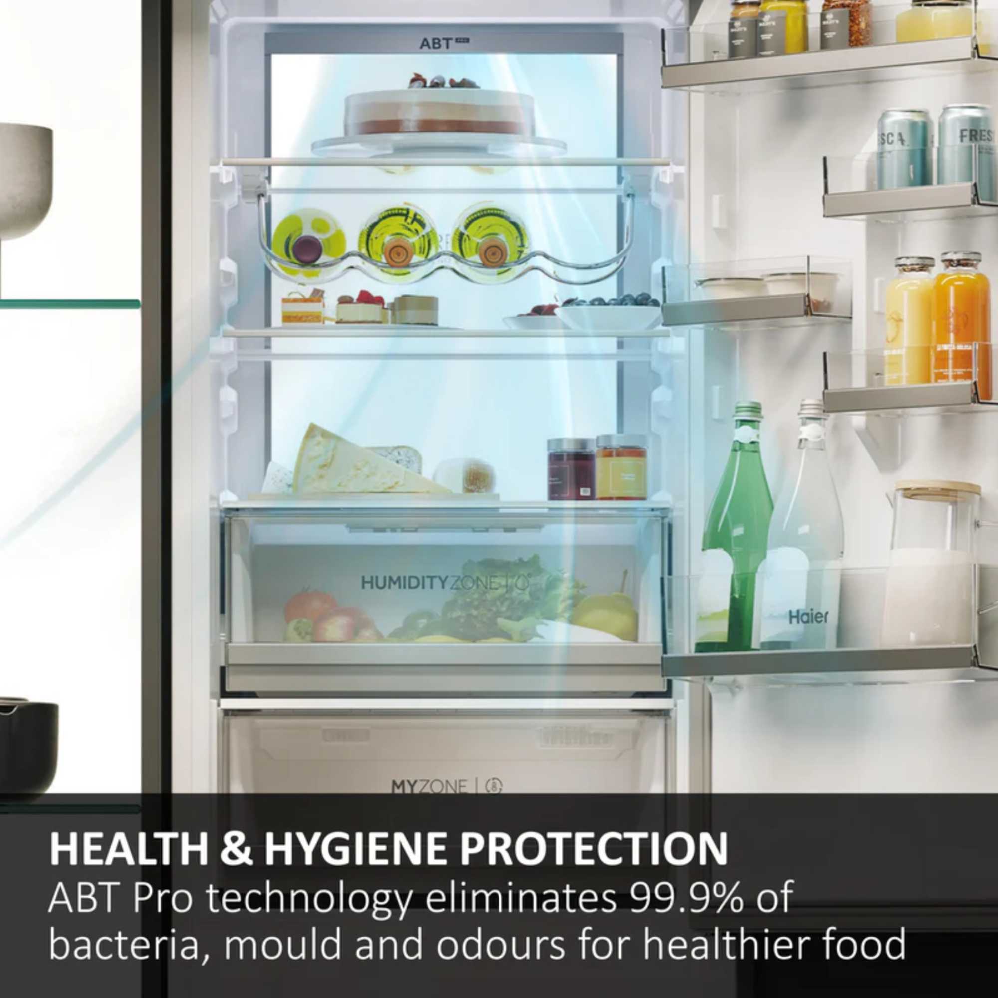 ID Series 6 Built-In Fridge Freezer 70/30 Total No Frost - White - HBW7518CTK