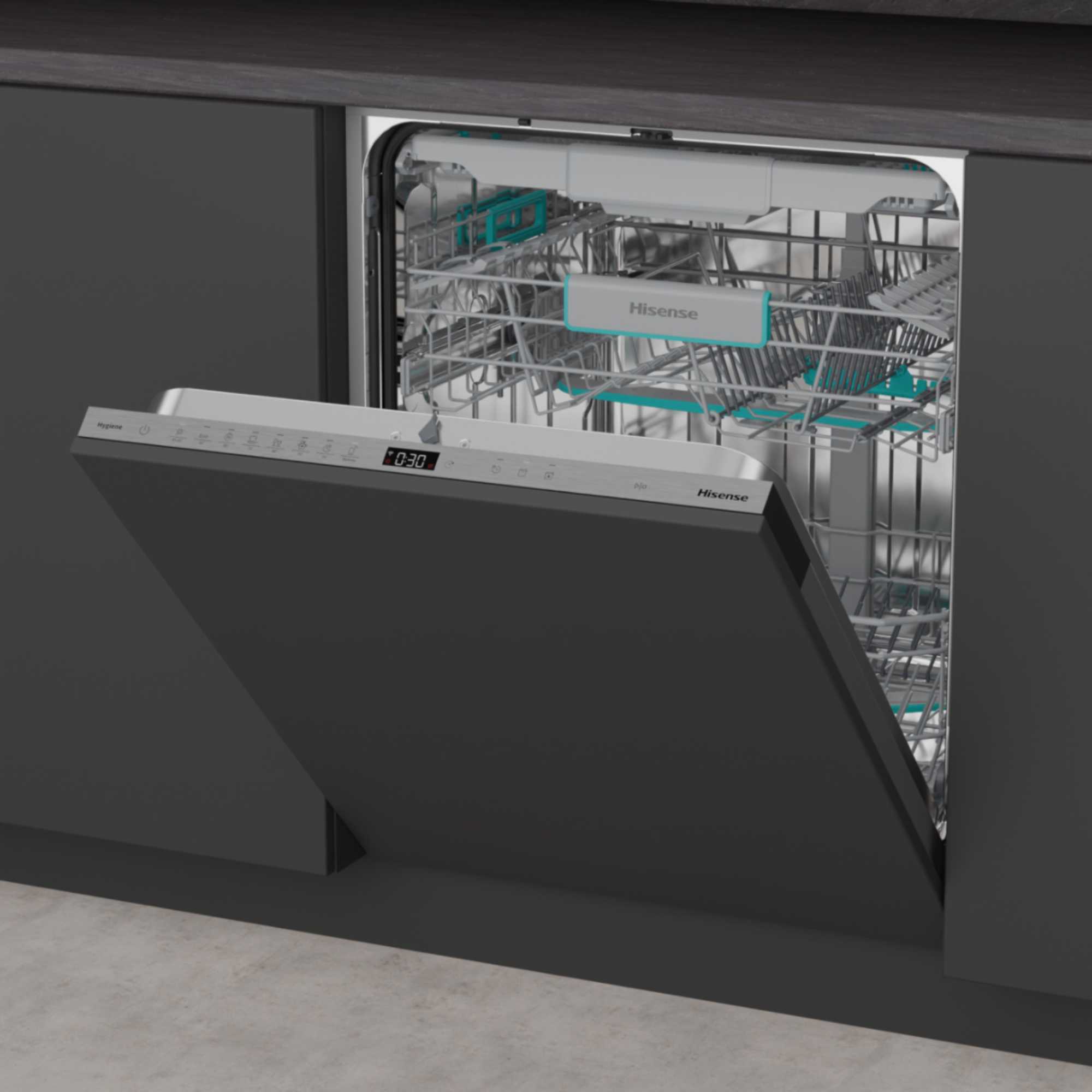 HV673A60UK 60cm 16 Place Settings Fully Integrated Smart Dishwasher