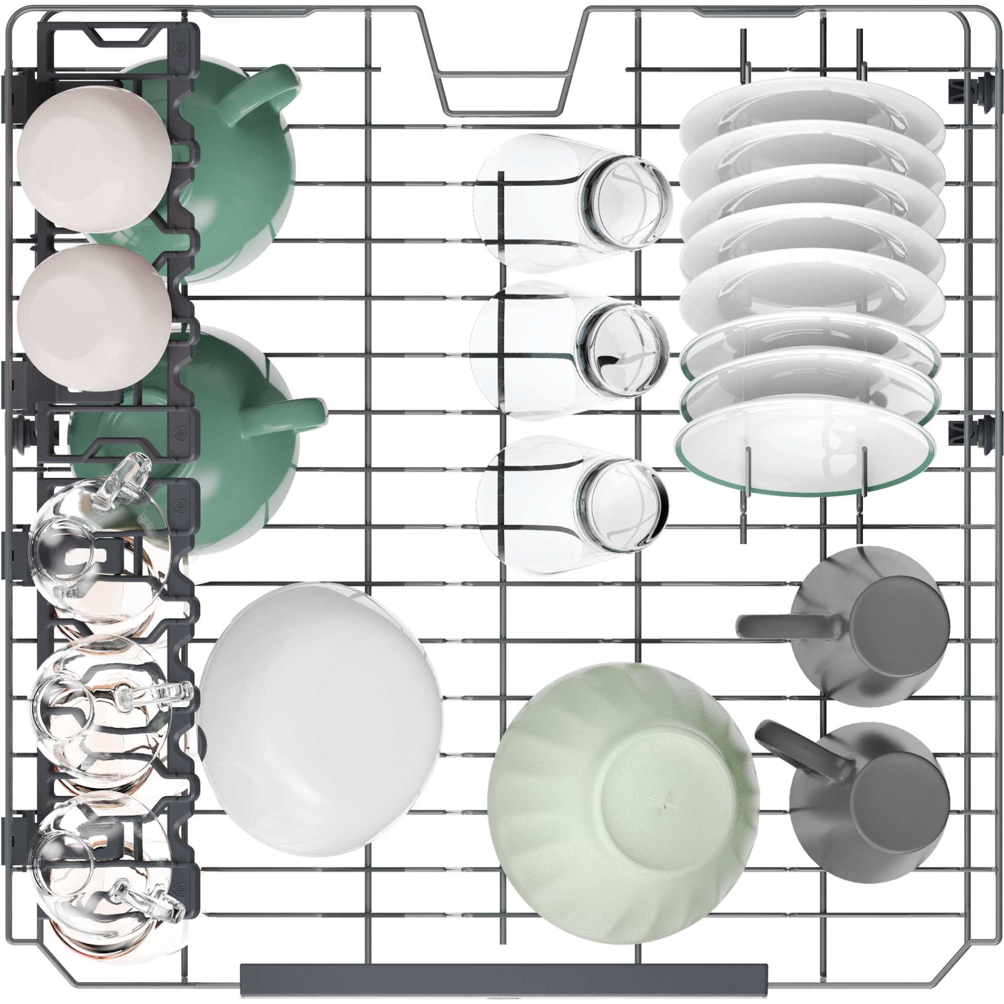 HFP 4C7E0W-80 H-DISH 300 Lite 14 Place Settings Dishwasher - White